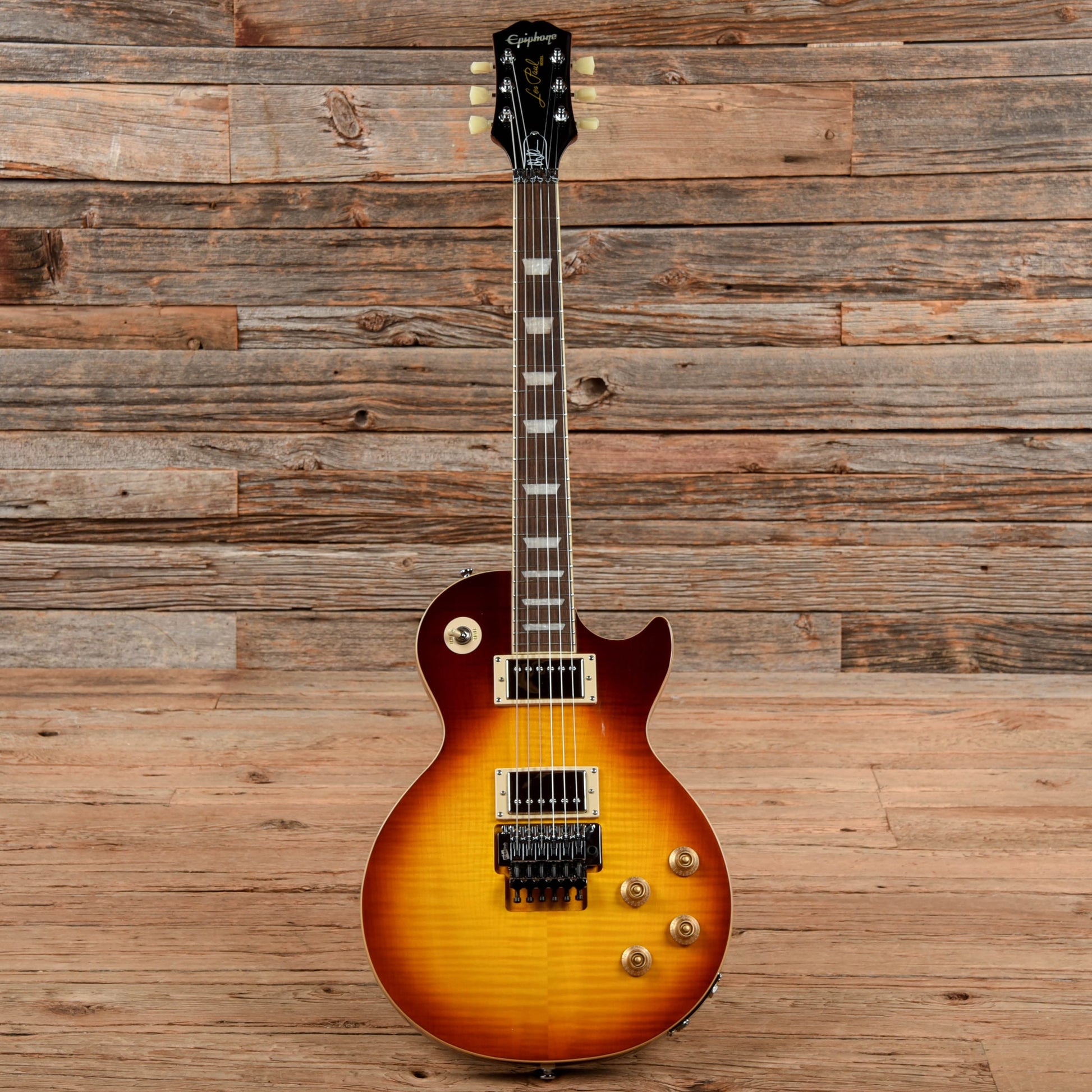 Epiphone Alex Lifeson Signature Les Paul Standard Axcess Sunburst 2021 Electric Guitars / Solid Body