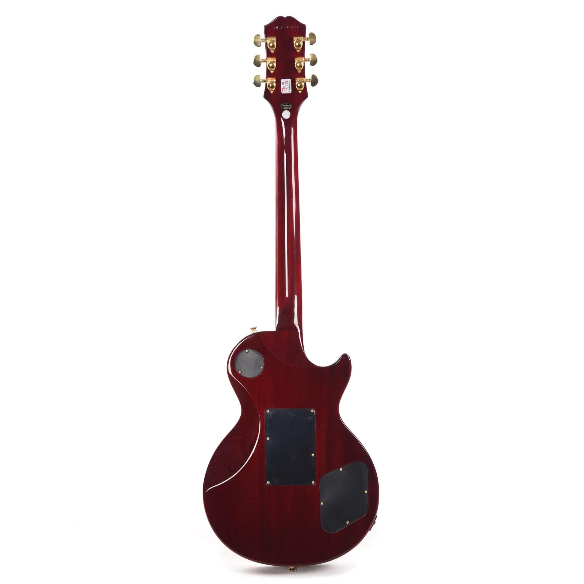 Epiphone Artist Alex Lifeson Les Paul Custom Axcess LEFTY Quilt Ruby Electric Guitars / Solid Body