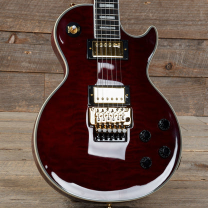 Epiphone Artist Alex Lifeson Les Paul Custom Axcess Quilt Ruby Electric Guitars / Solid Body