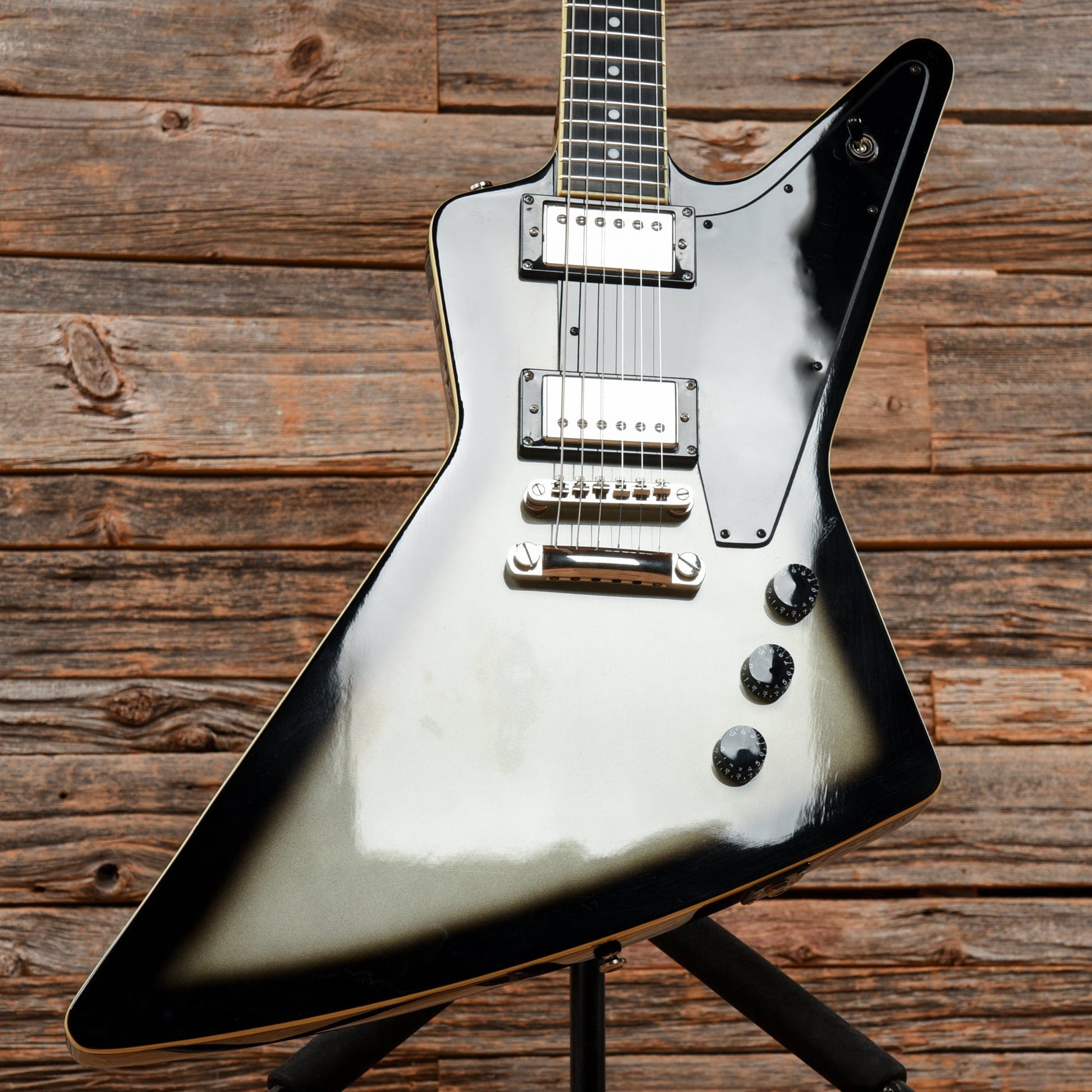 Epiphone Brendon Small Signature Thunderhorse Explorer Silverburst 2013 Electric Guitars / Solid Body