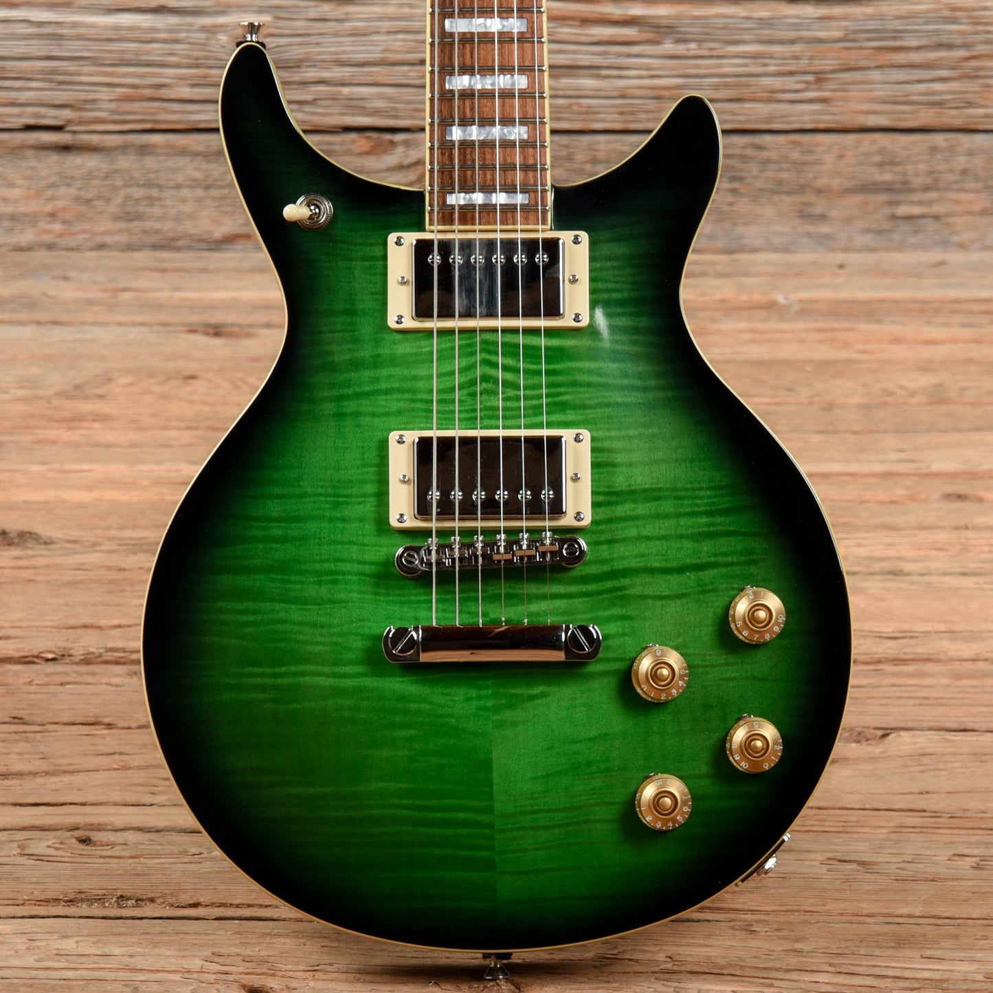 Epiphone DC Pro Green Burst Electric Guitars / Solid Body