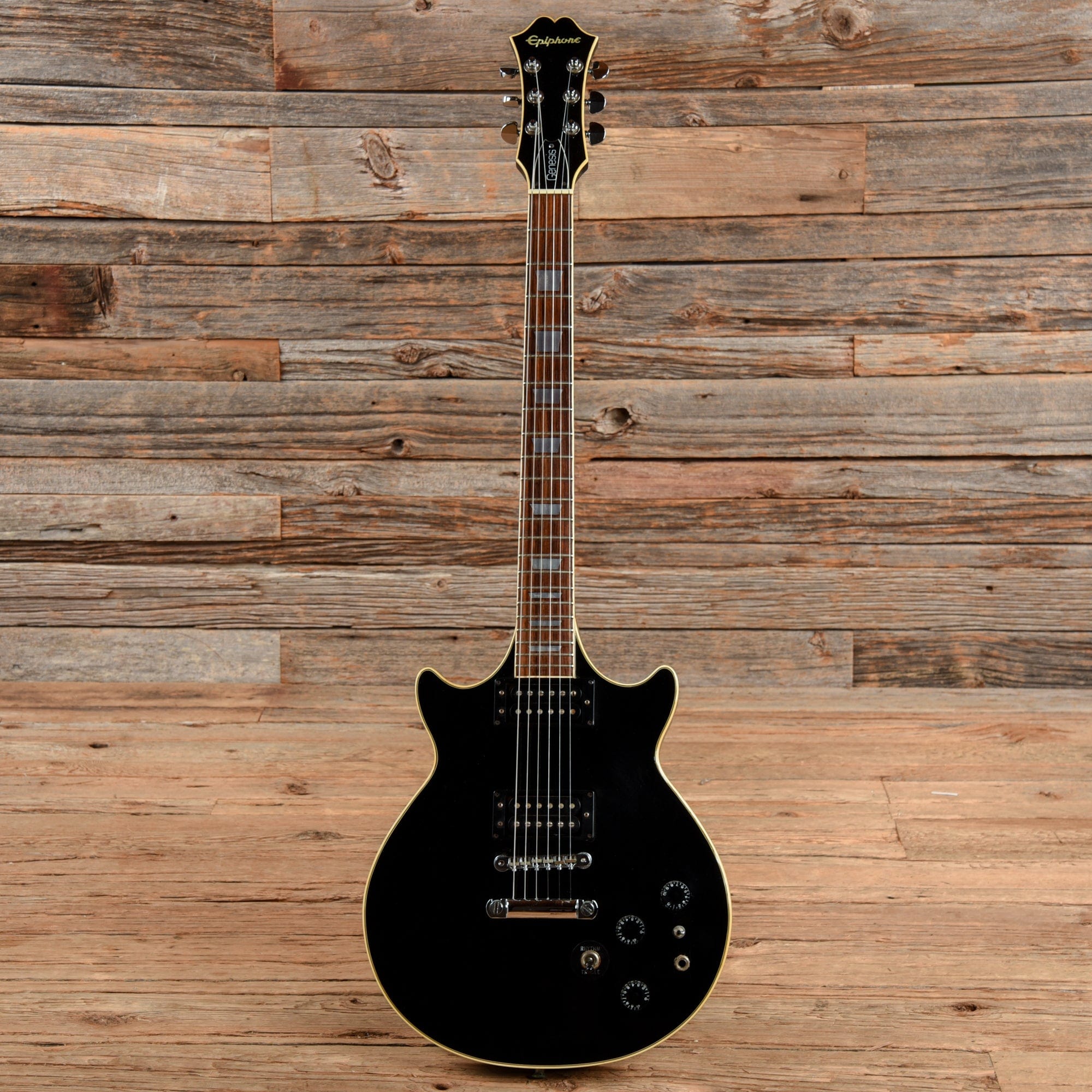 Epiphone Genesis Deluxe Black 1979 Electric Guitars / Solid Body