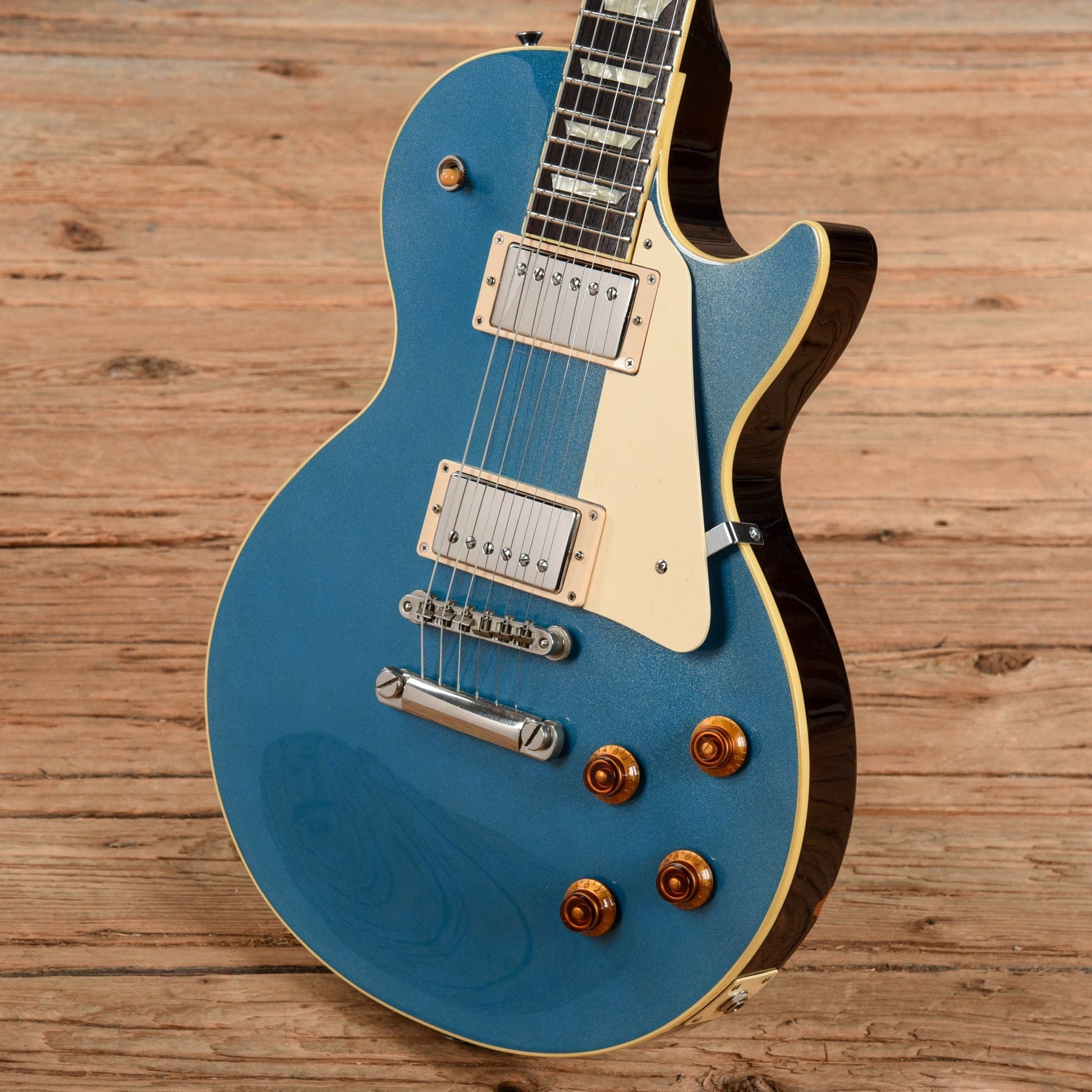 Epiphone Japan Les Paul Standard Blue Sparkle Electric Guitars / Solid Body