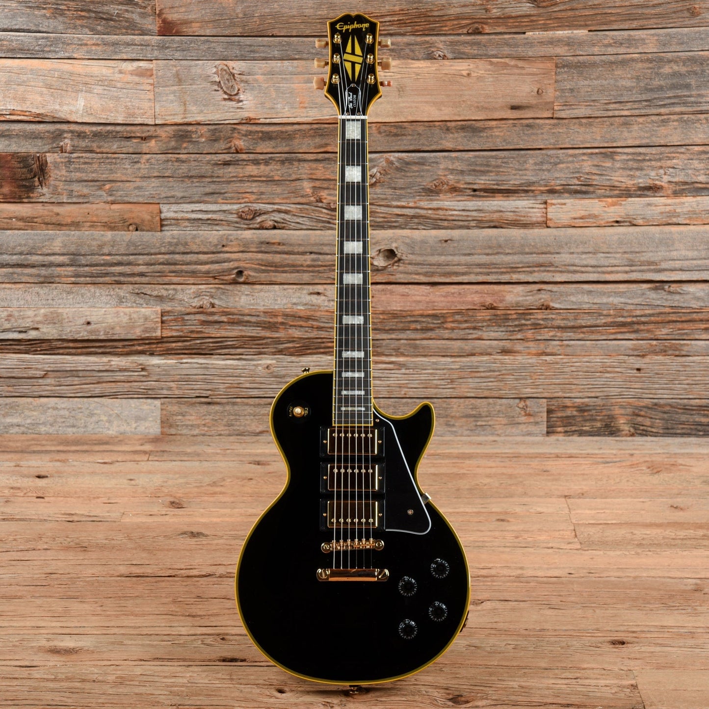 Epiphone Joe Bonamassa Black Beauty Les Paul Custom Ebony 2020 Electric Guitars / Solid Body