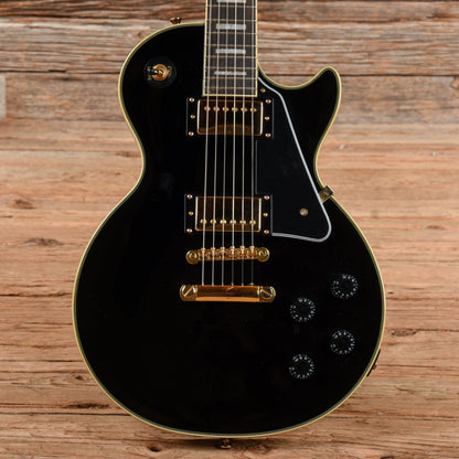 Epiphone Les Paul Custom Pro Ebony 2014 Electric Guitars / Solid Body