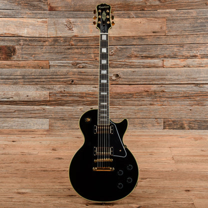 Epiphone Les Paul Custom Pro Ebony 2014 Electric Guitars / Solid Body