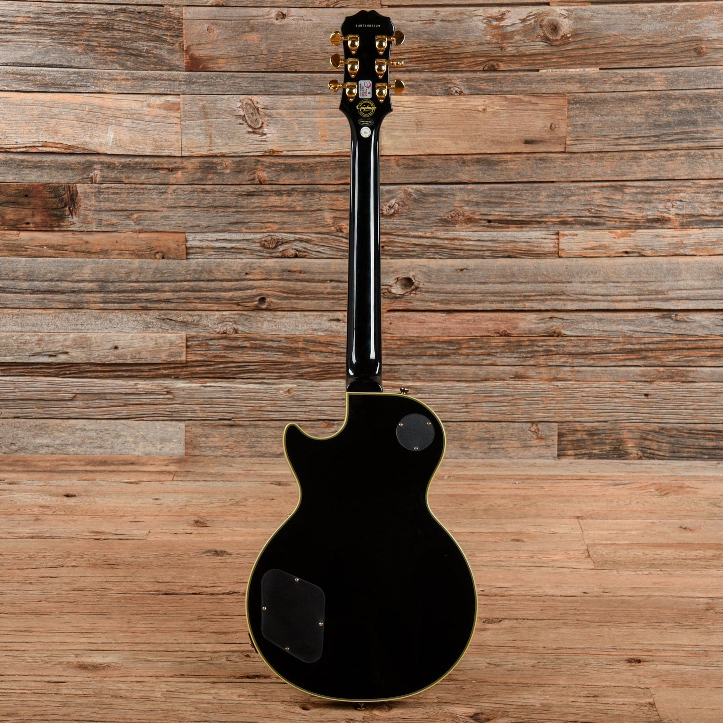 Epiphone Les Paul Custom Pro Ebony 2014 Electric Guitars / Solid Body