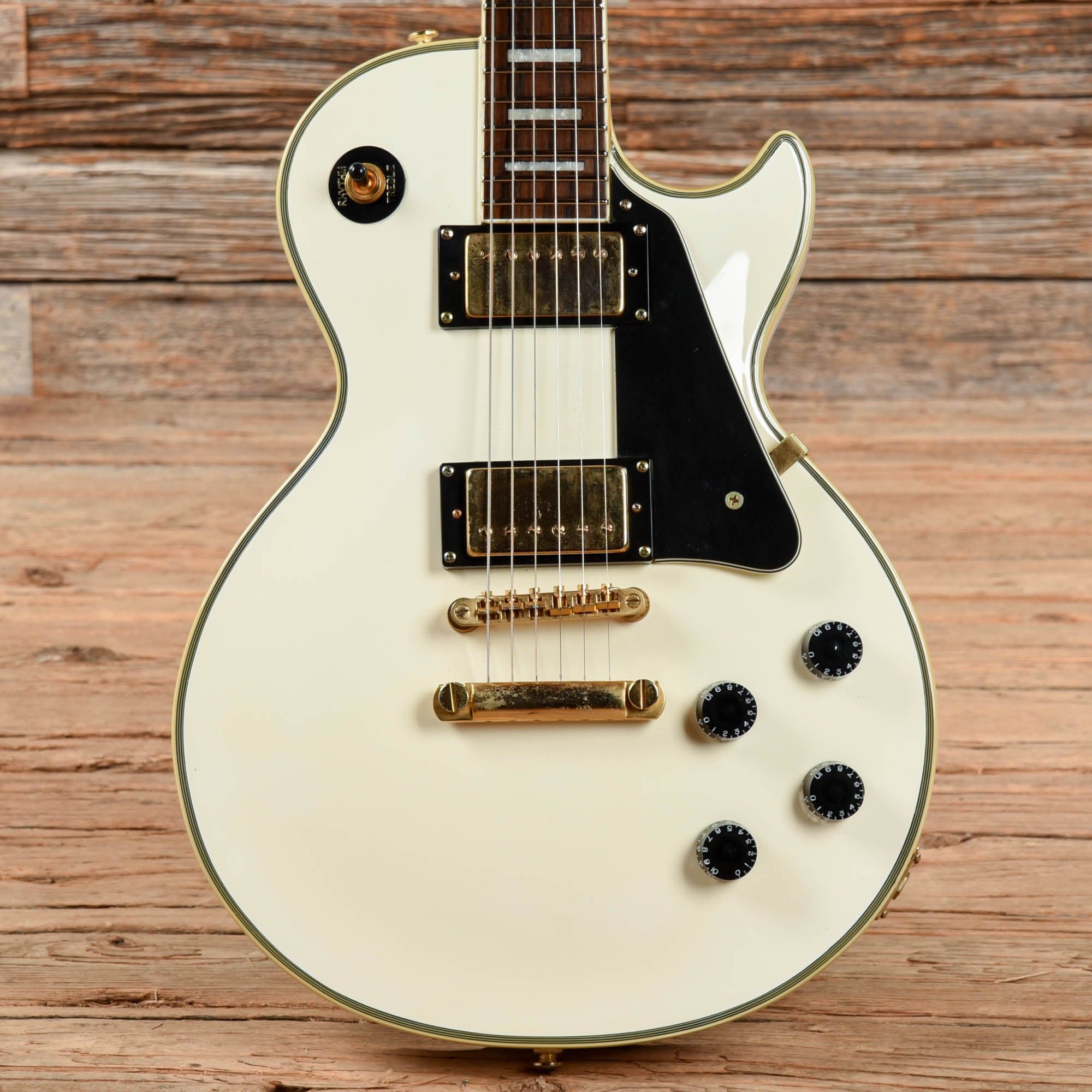 Epiphone Les Paul Custom White 1999 – Chicago Music Exchange