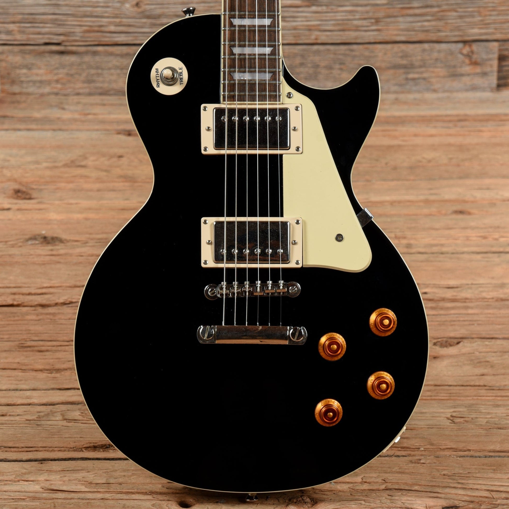 Epiphone Les Paul Standard Ebony 2008 Electric Guitars / Solid Body