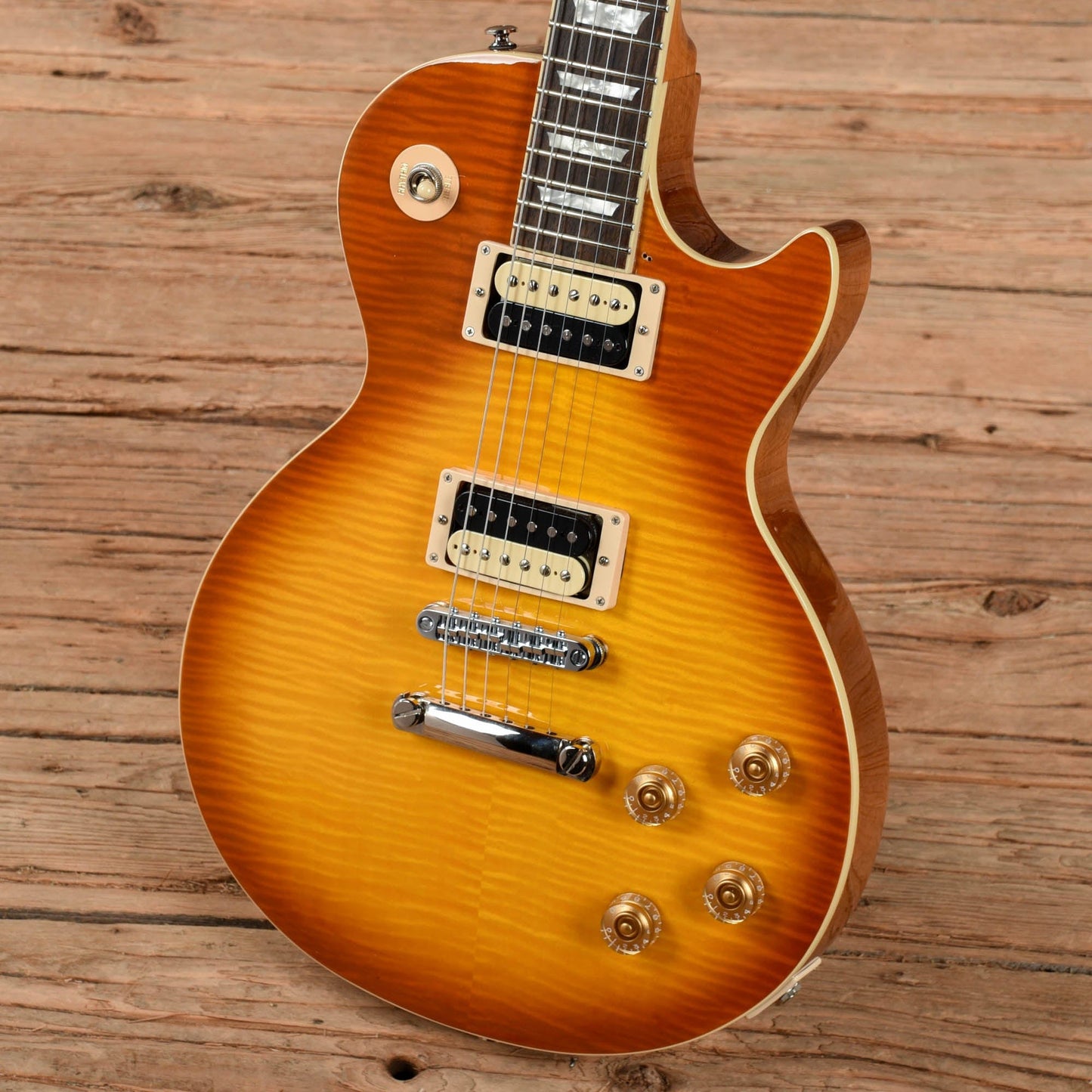 Epiphone Les Paul Standard Plus Top Pro Honeyburst 2012 Electric Guitars / Solid Body