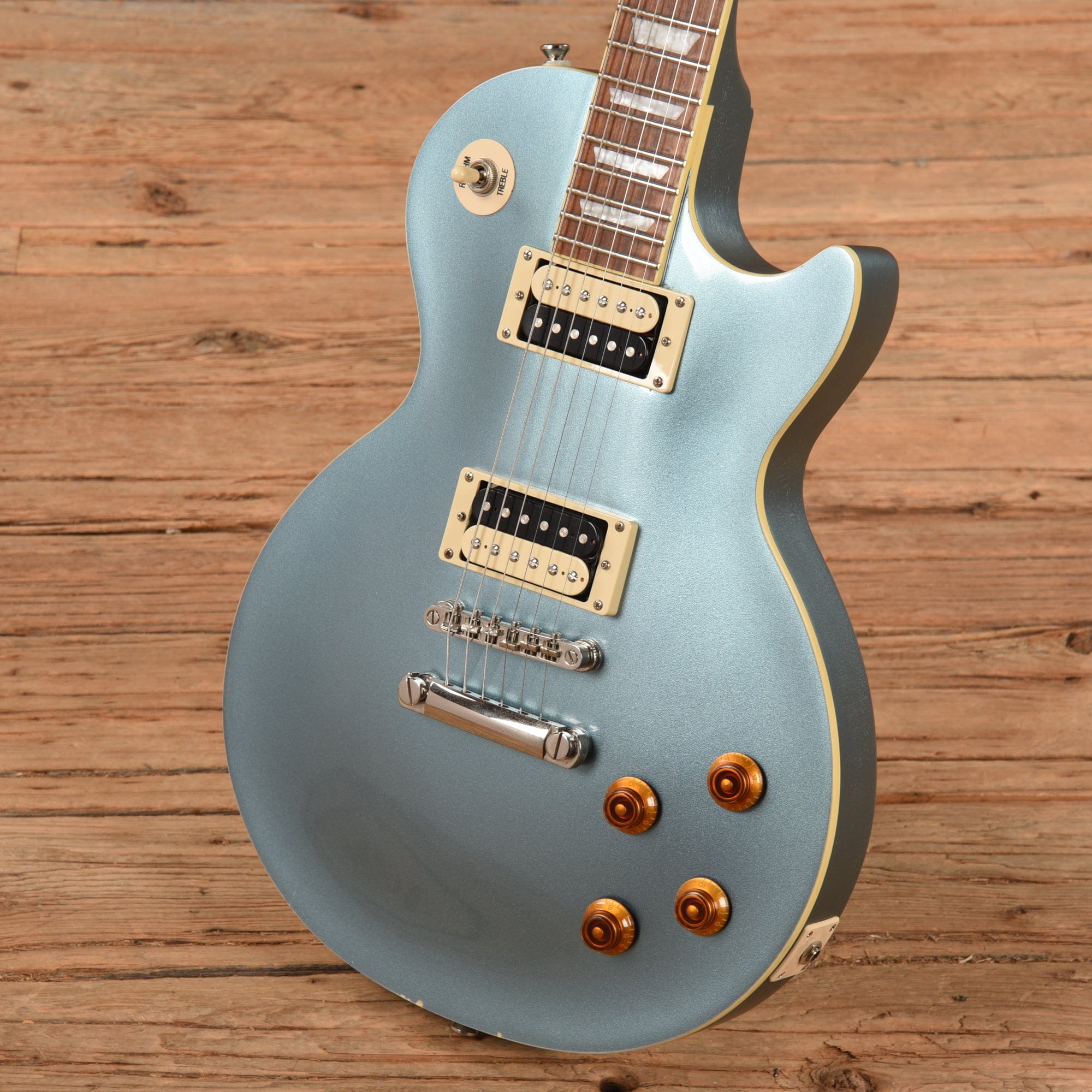 Epiphone Les Paul Traditional Pro III Pelham Blue 2019 Electric Guitars / Solid Body