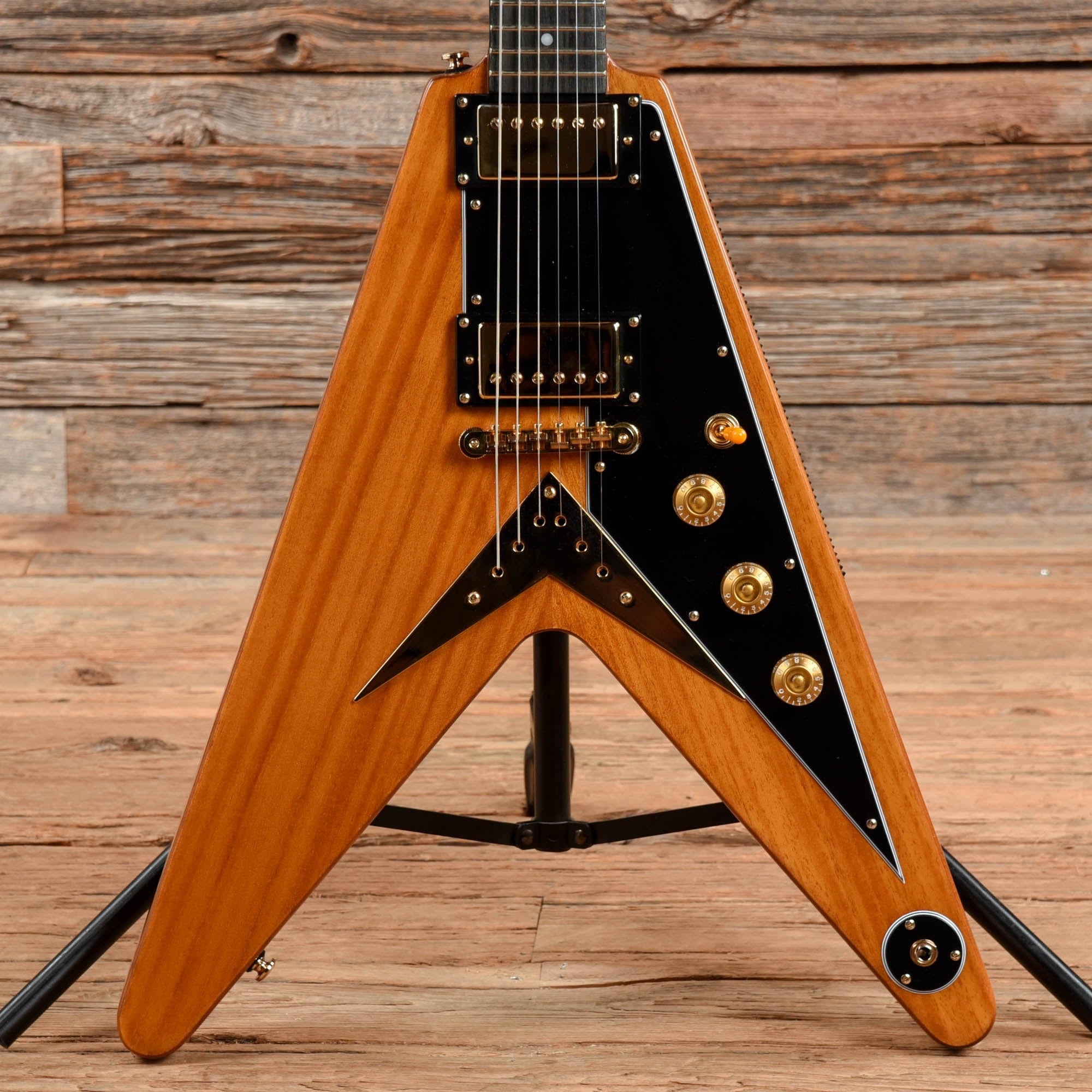 Epiphone Limited Edition '58 Korina Flying V Reissue Natural Electric Guitars / Solid Body