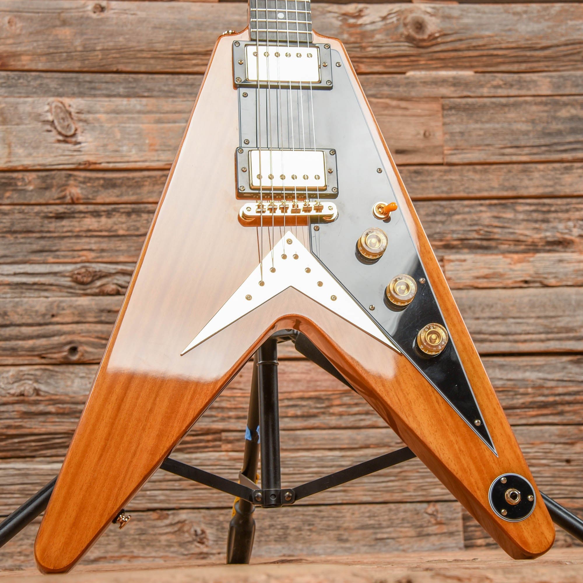 Epiphone Limited Edition '58 Korina Flying V Reissue Natural Electric Guitars / Solid Body