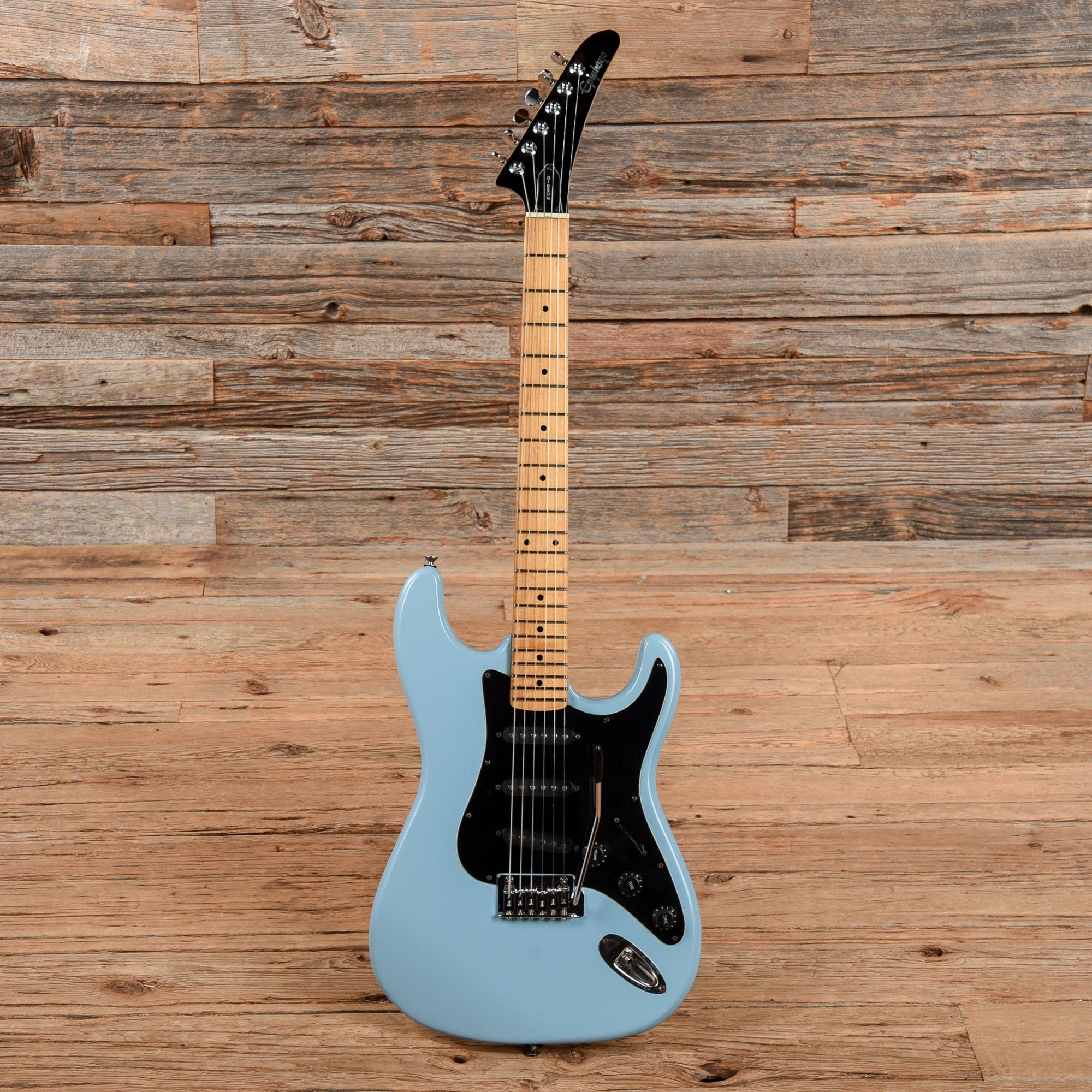 Epiphone Strat Style Korean Porsche Blue Refin Electric Guitars / Solid Body