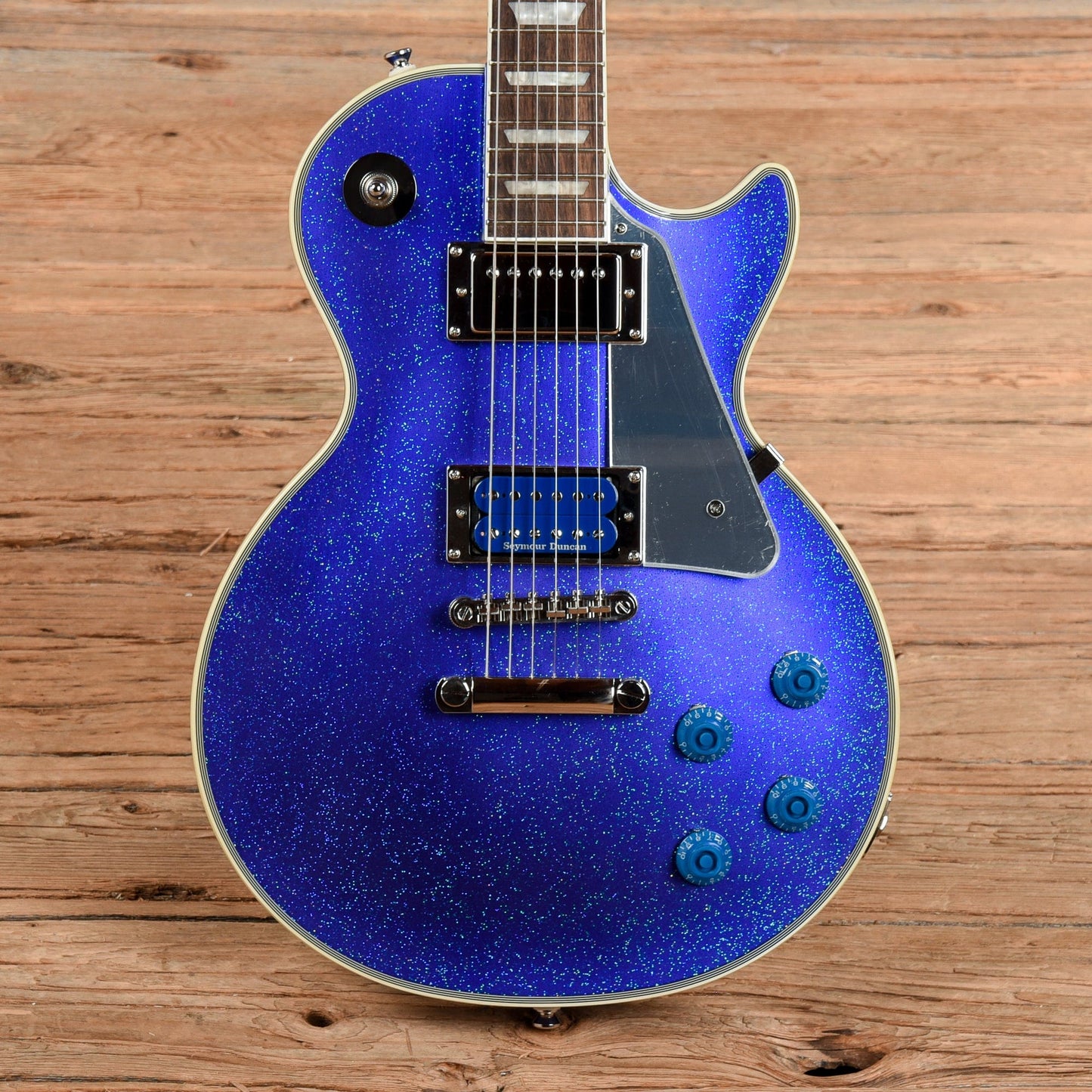 Epiphone Tommy Thayer Signature "Electric Blue" Les Paul Standard Blue Sparkle 2020 Electric Guitars / Solid Body