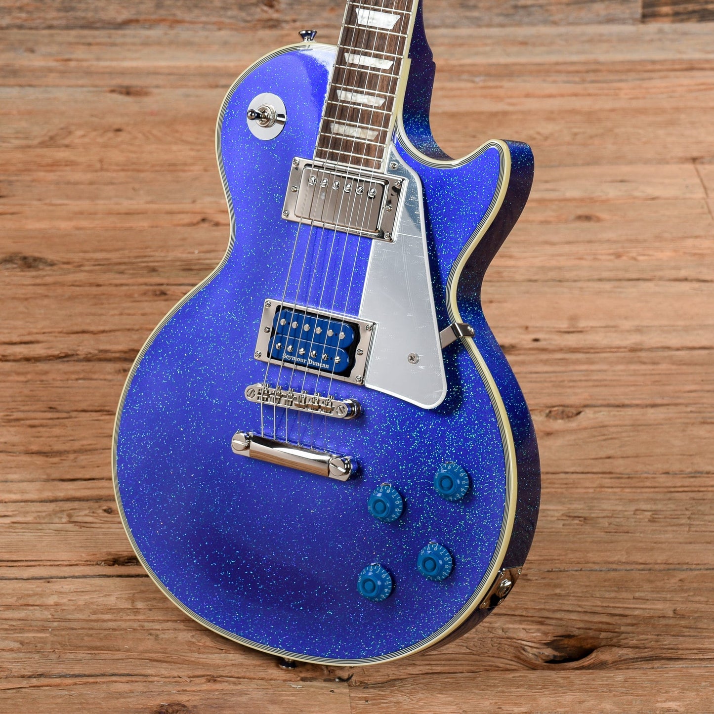 Epiphone Tommy Thayer Signature "Electric Blue" Les Paul Standard Blue Sparkle 2020 Electric Guitars / Solid Body