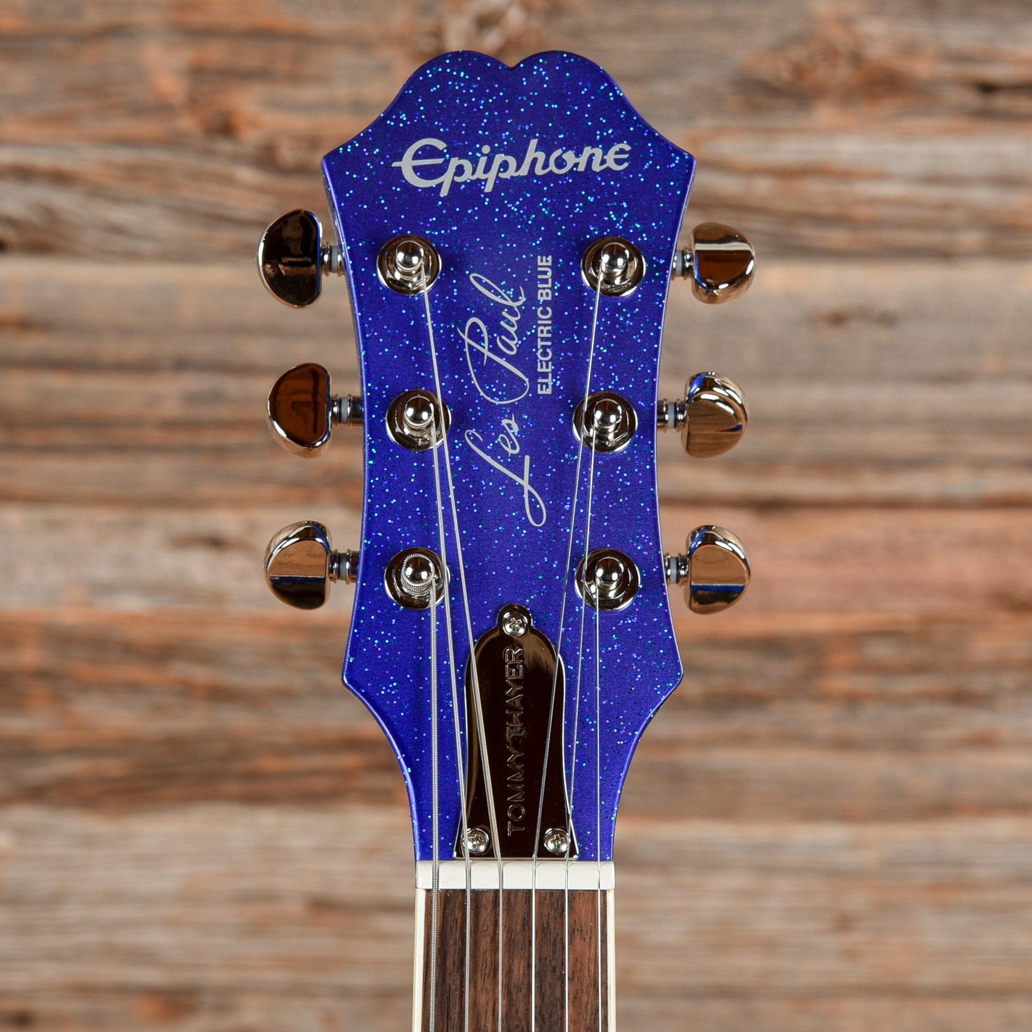 Epiphone Tommy Thayer Signature "Electric Blue" Les Paul Standard Blue Sparkle 2020 Electric Guitars / Solid Body