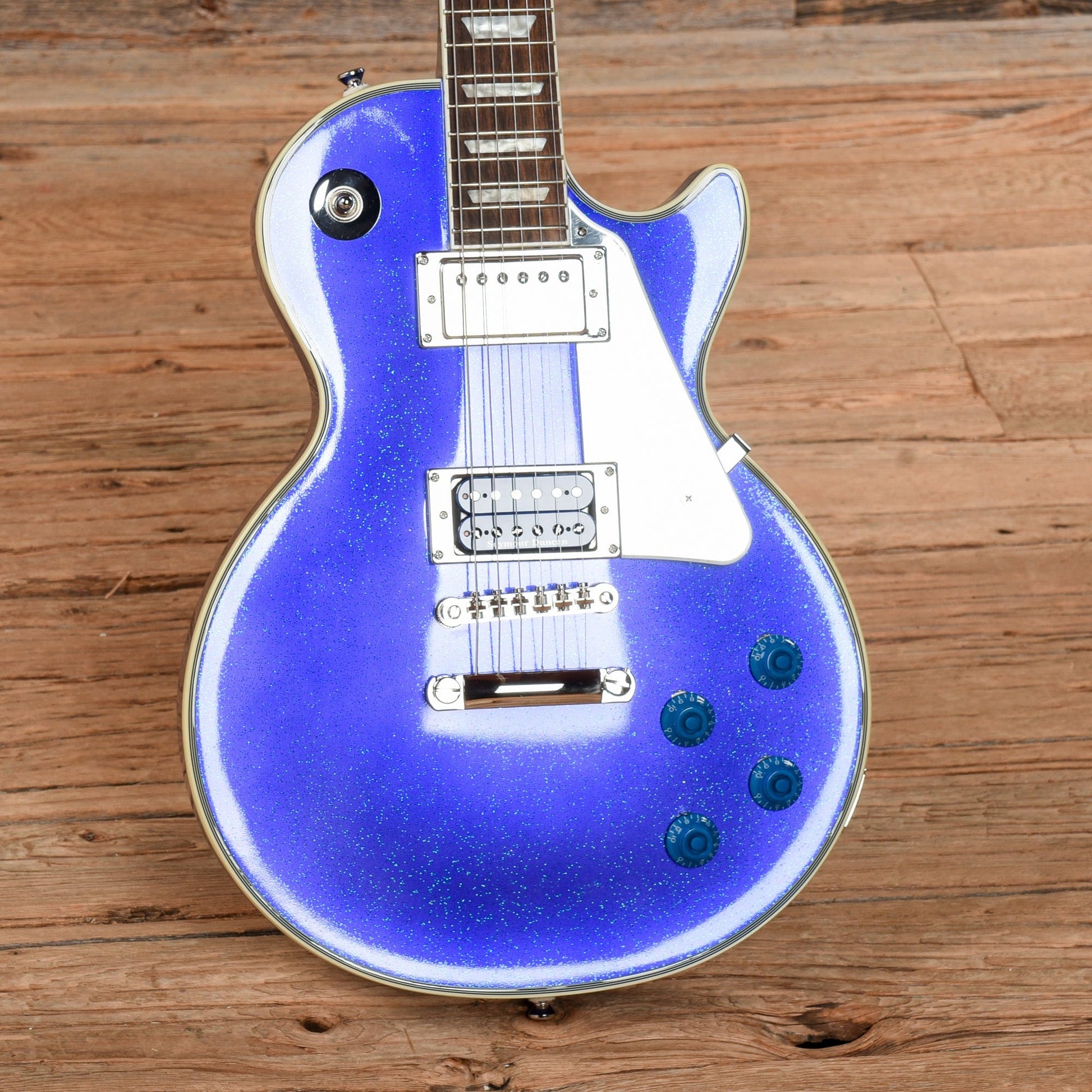 Epiphone Tommy Thayer Signature "Electric Blue" Les Paul Standard Blue Sparkle 2020 Electric Guitars / Solid Body