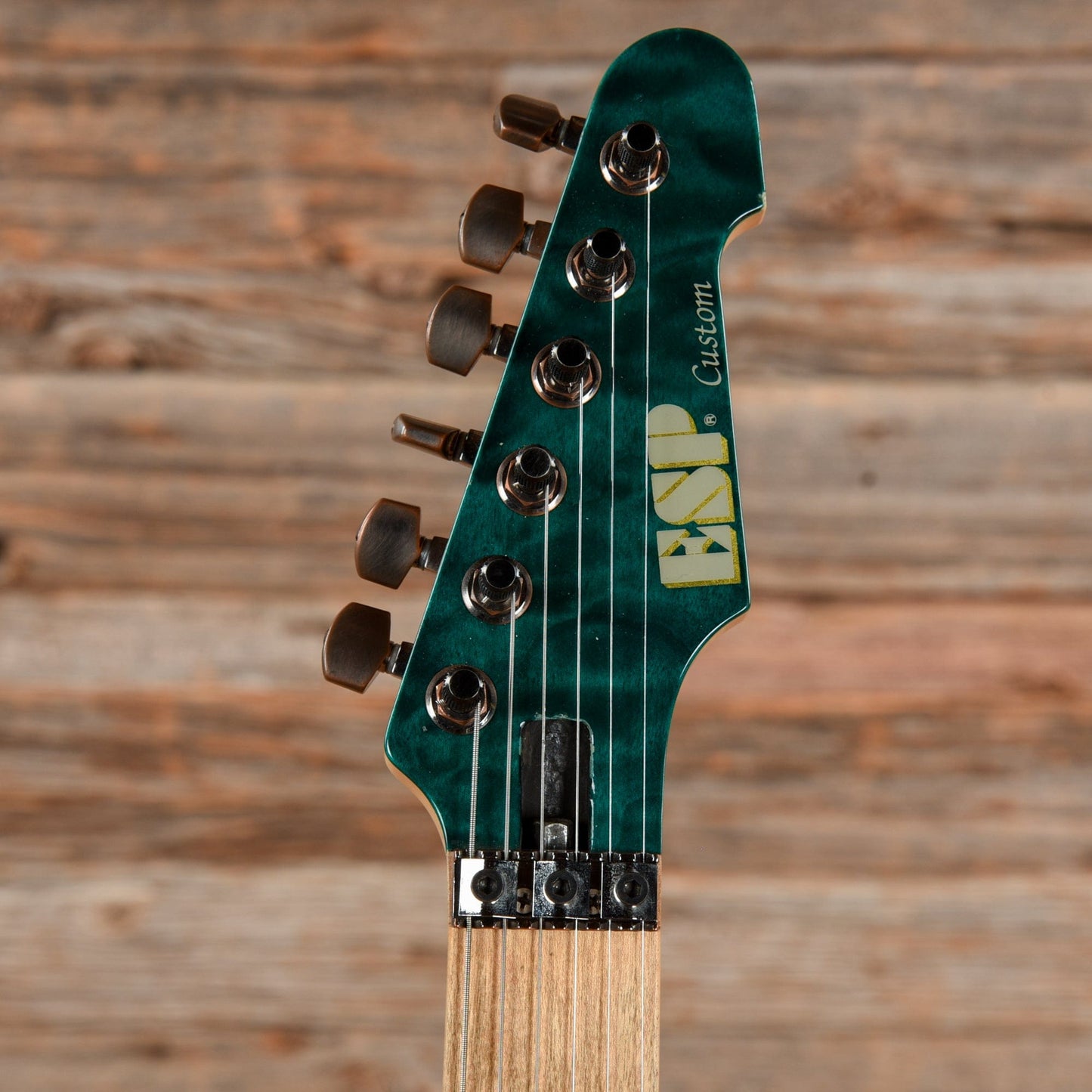 ESP Custom Shop M-II Transparent Green Electric Guitars / Solid Body