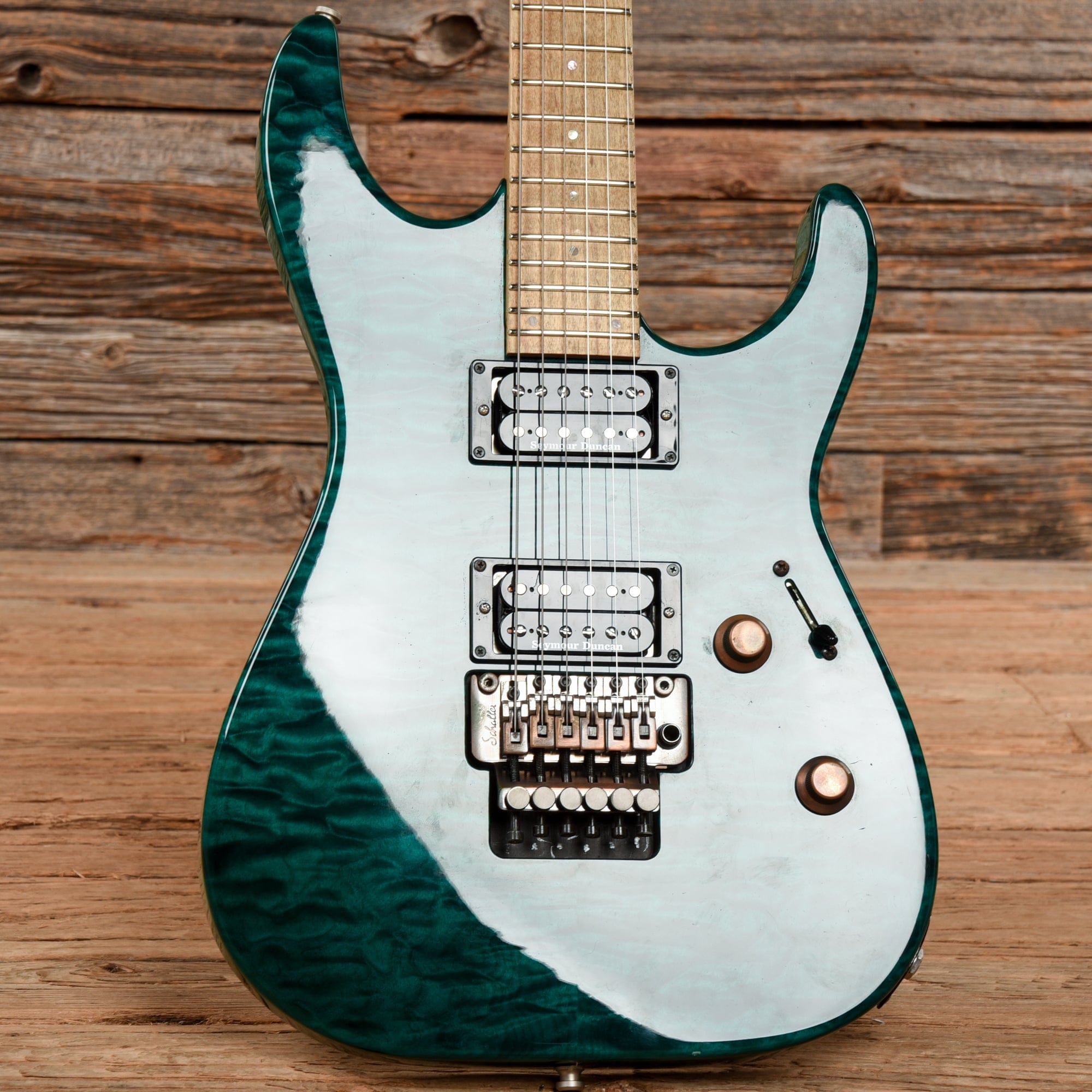 ESP Custom Shop M-II Transparent Green Electric Guitars / Solid Body