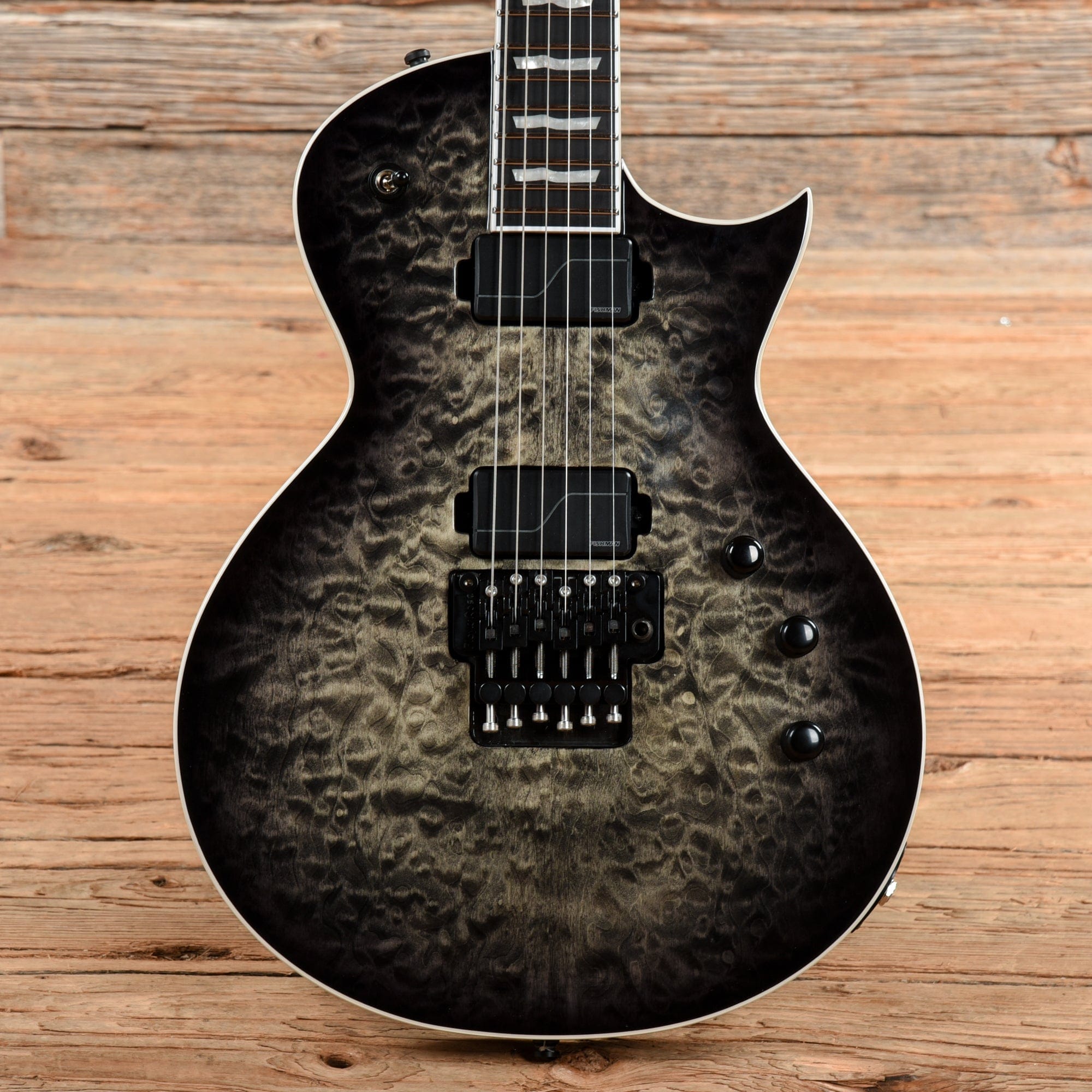 ESP E-II Eclipse FR Charcoal Burst 2022 Electric Guitars / Solid Body