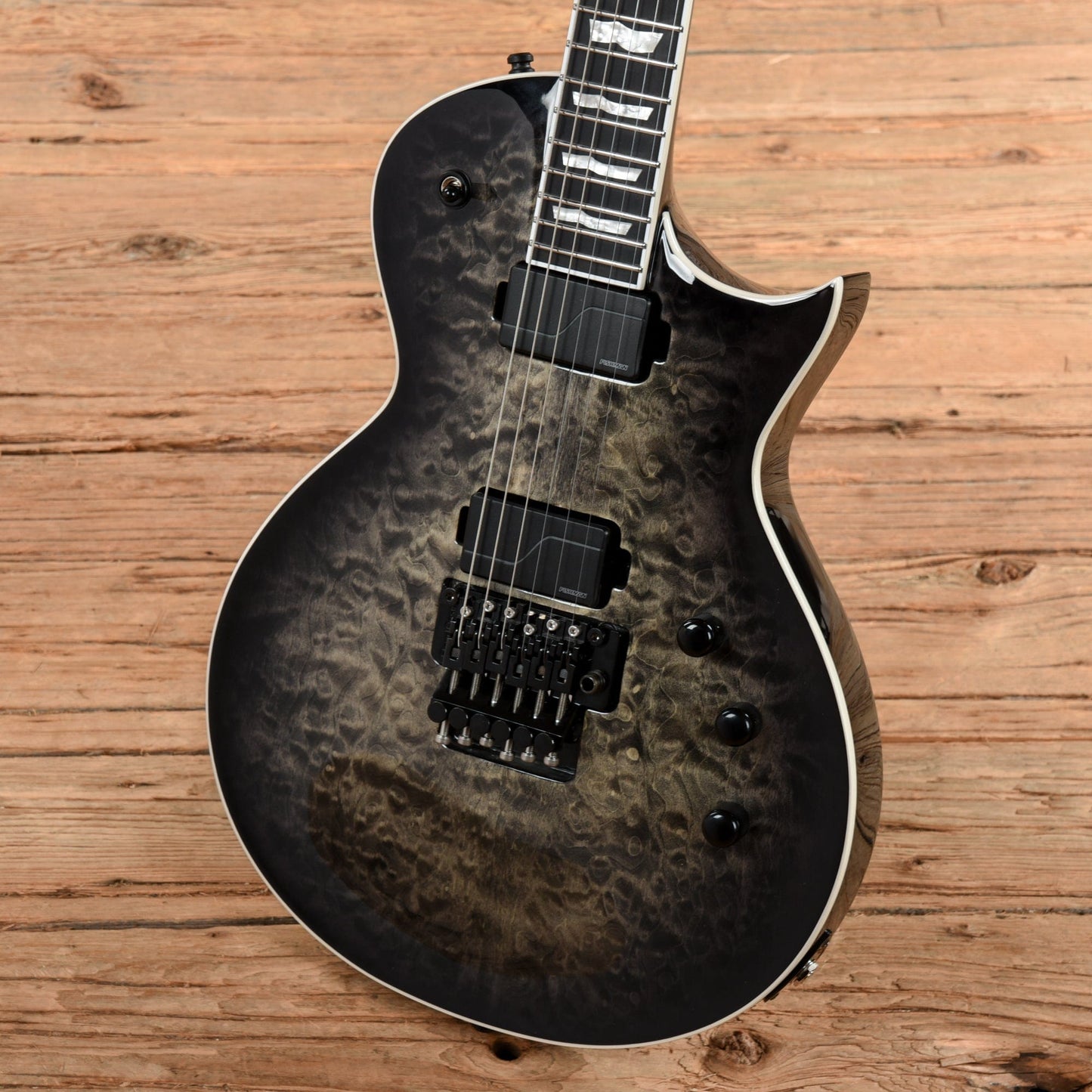 ESP E-II Eclipse FR Charcoal Burst 2022 Electric Guitars / Solid Body