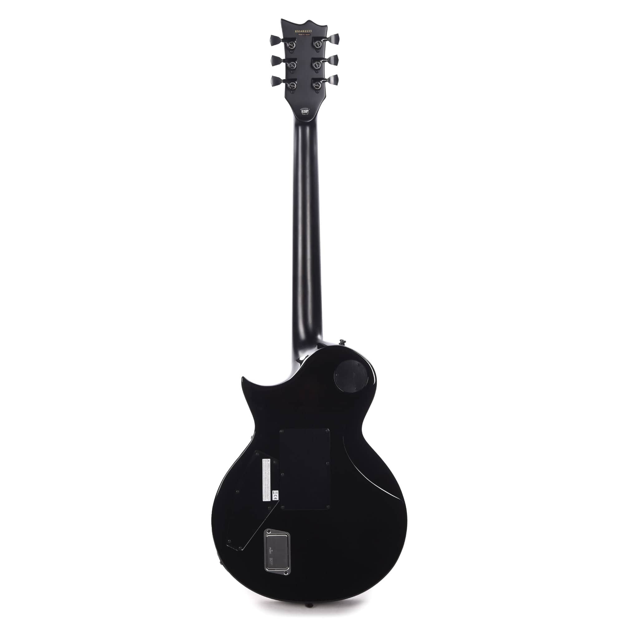 ESP E-II Eclipse-FR QM Charcoal Burst Electric Guitars / Solid Body