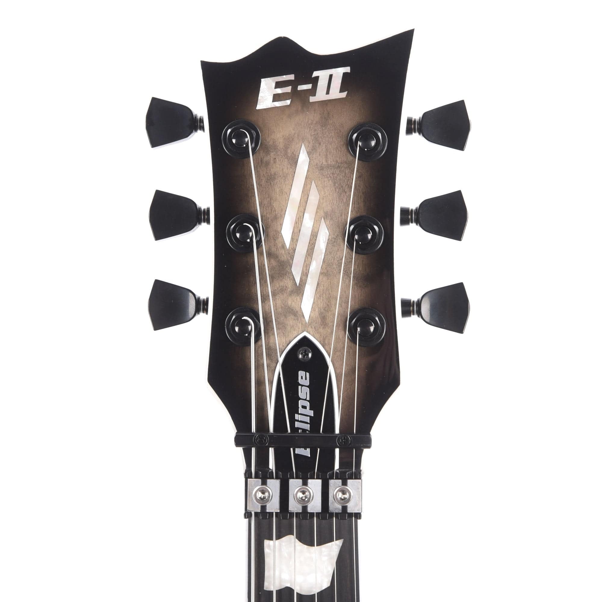 ESP E-II Eclipse-FR QM Charcoal Burst Electric Guitars / Solid Body