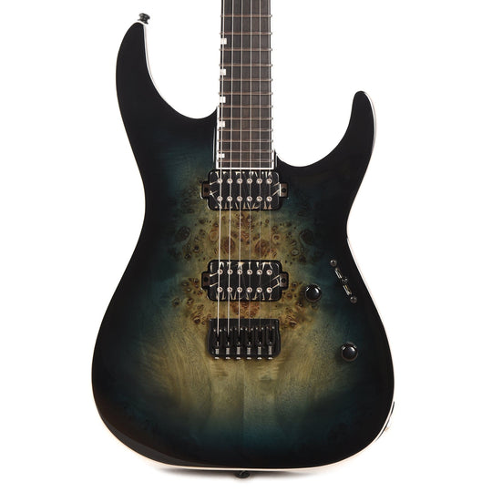 ESP E-II M-II HT Mercury Blue Burst Electric Guitars / Solid Body