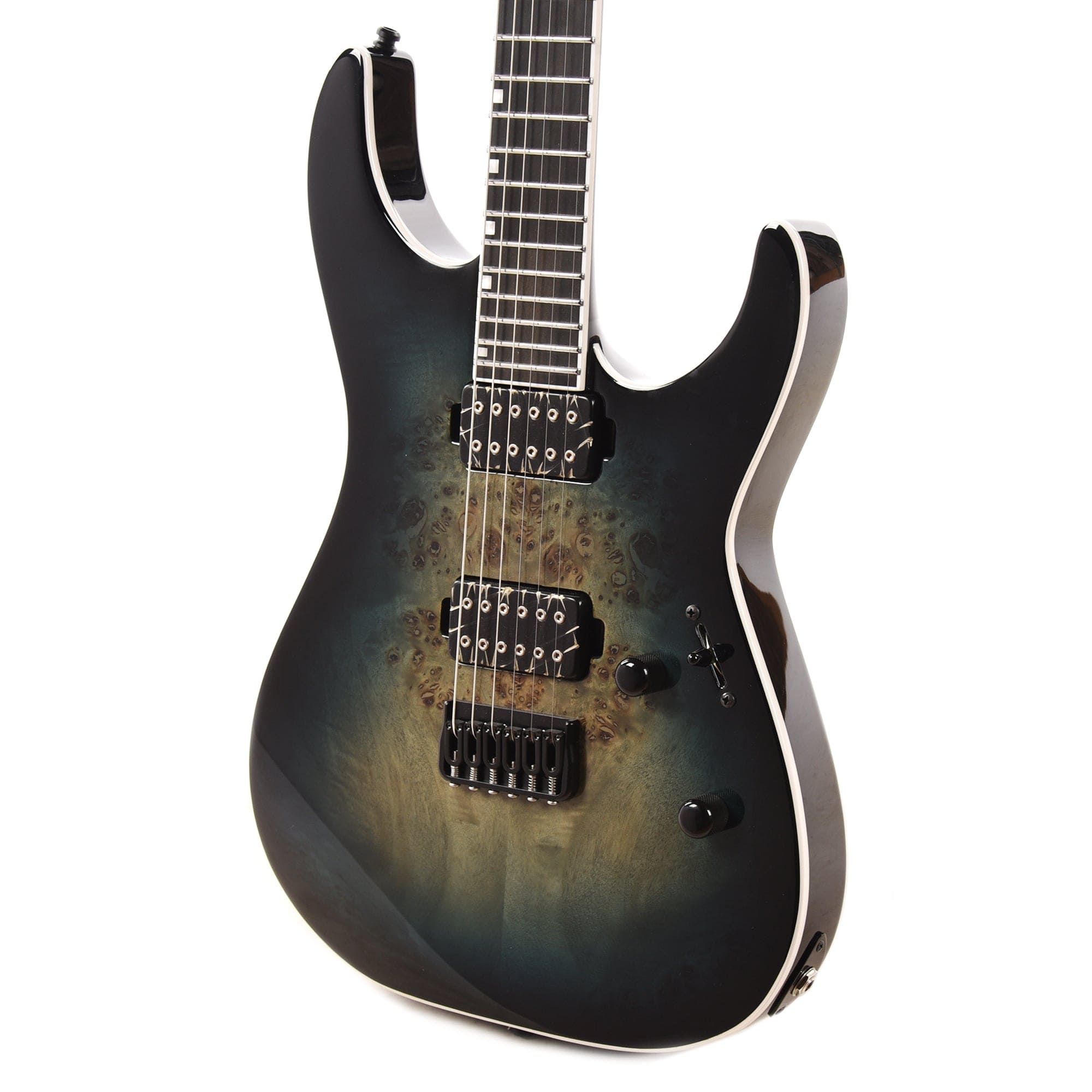 ESP E-II M-II HT Mercury Blue Burst Electric Guitars / Solid Body