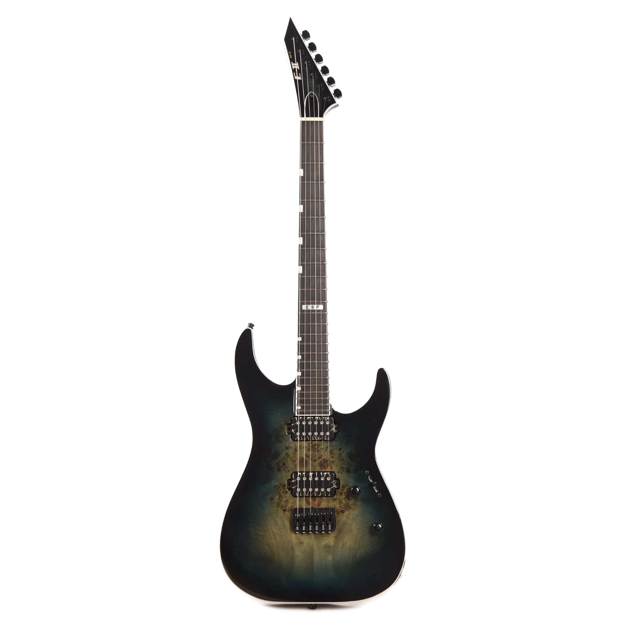 ESP E-II M-II HT Mercury Blue Burst Electric Guitars / Solid Body