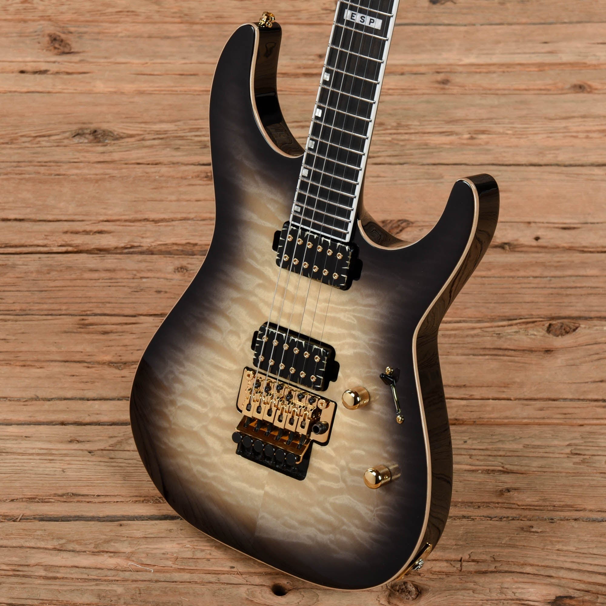 ESP E-II M-II Natural Black Burst 2023 Electric Guitars / Solid Body