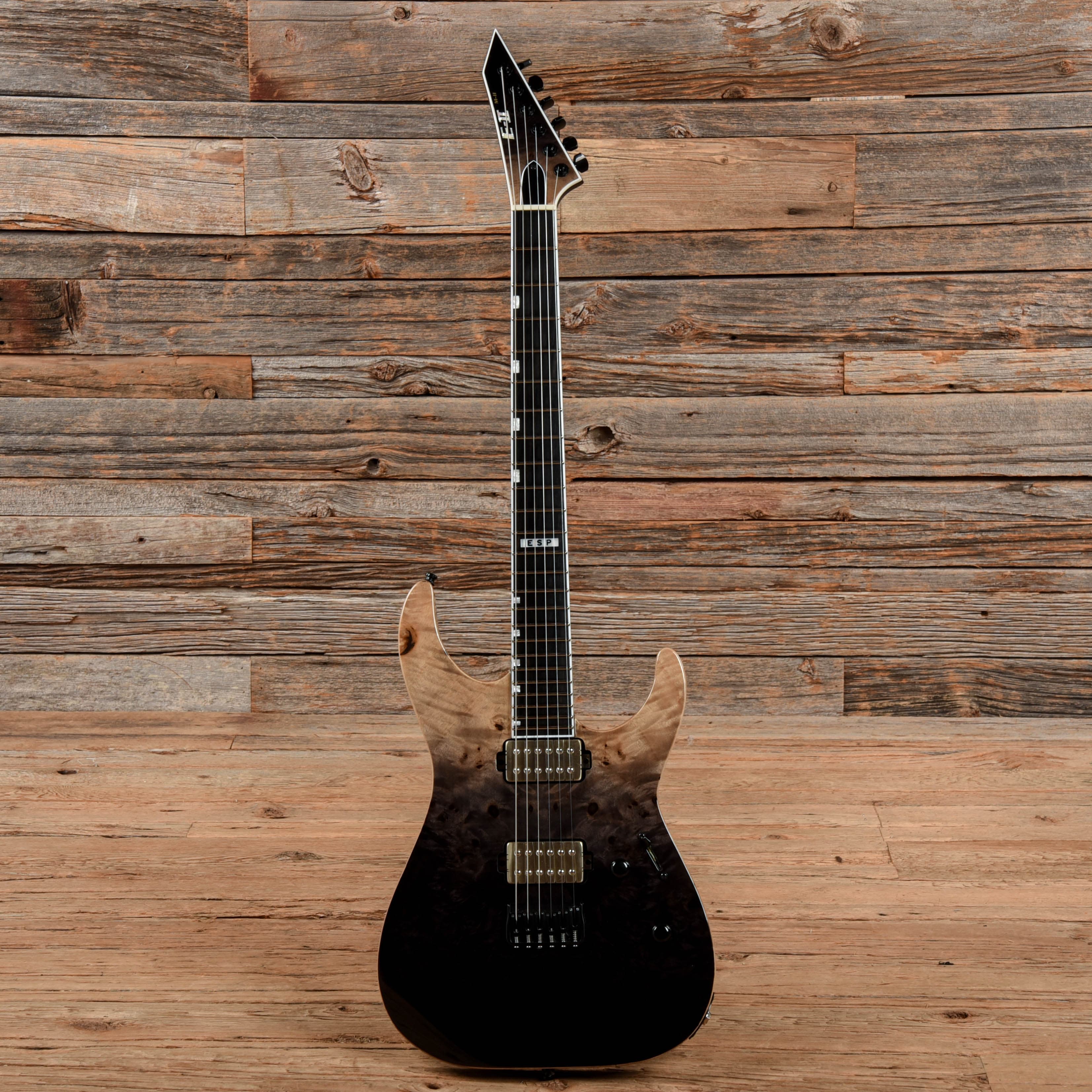 ESP E-II M-II NT Black Natural Fade Electric Guitars / Solid Body