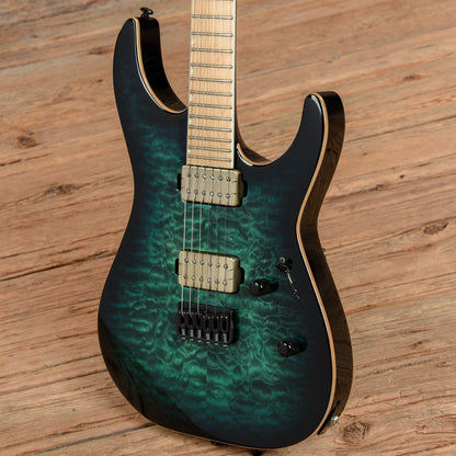 ESP E-II M-II NT Black Turquoise Burst 2020 Electric Guitars / Solid Body