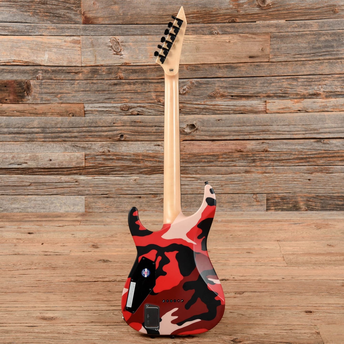 ESP E-II M-II NT Matte Red Camo 2019 Electric Guitars / Solid Body