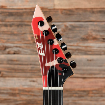 ESP E-II M-II NT Matte Red Camo 2019 Electric Guitars / Solid Body