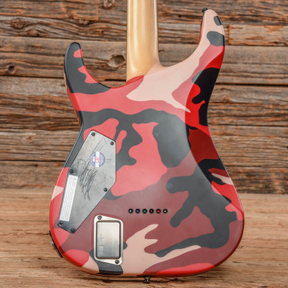 ESP E-II M-II NT Matte Red Camo 2019 Electric Guitars / Solid Body