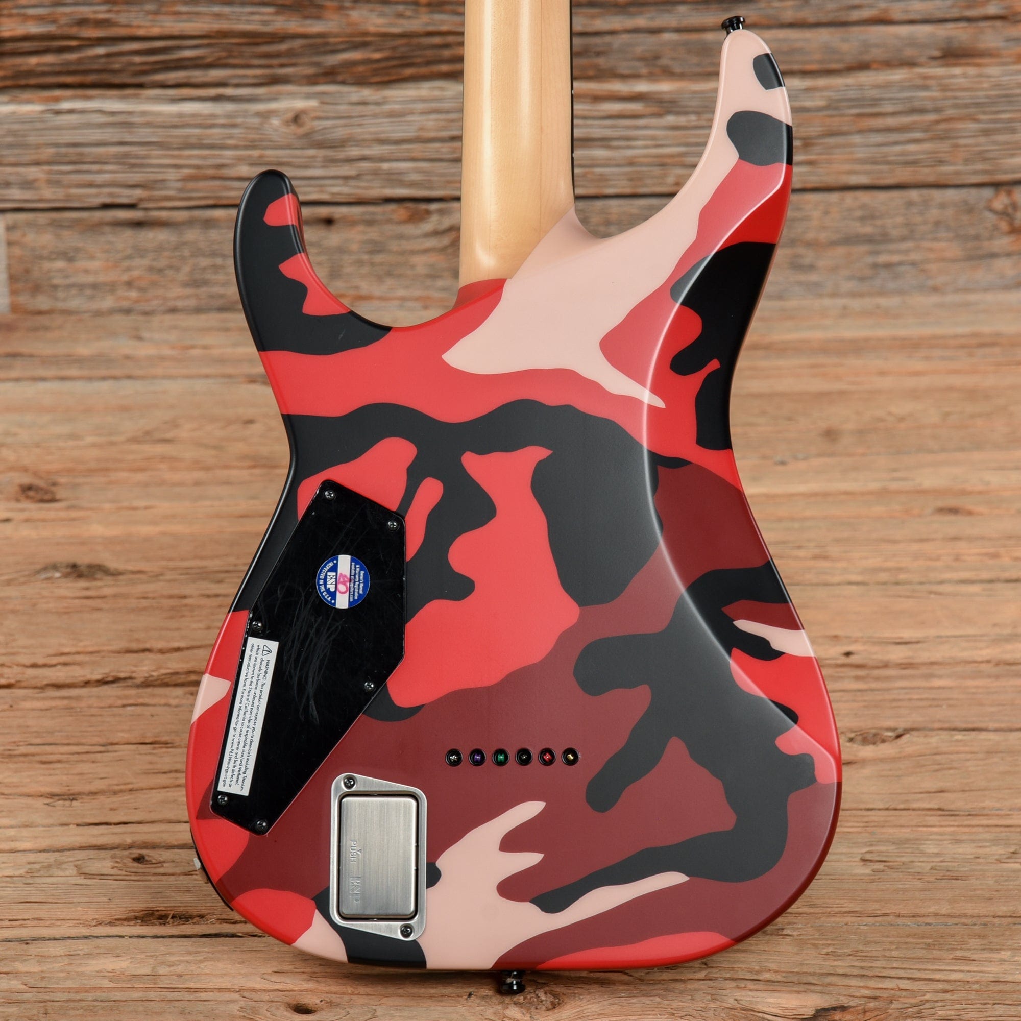 ESP E-II M-II NT Matte Red Camo 2019 Electric Guitars / Solid Body