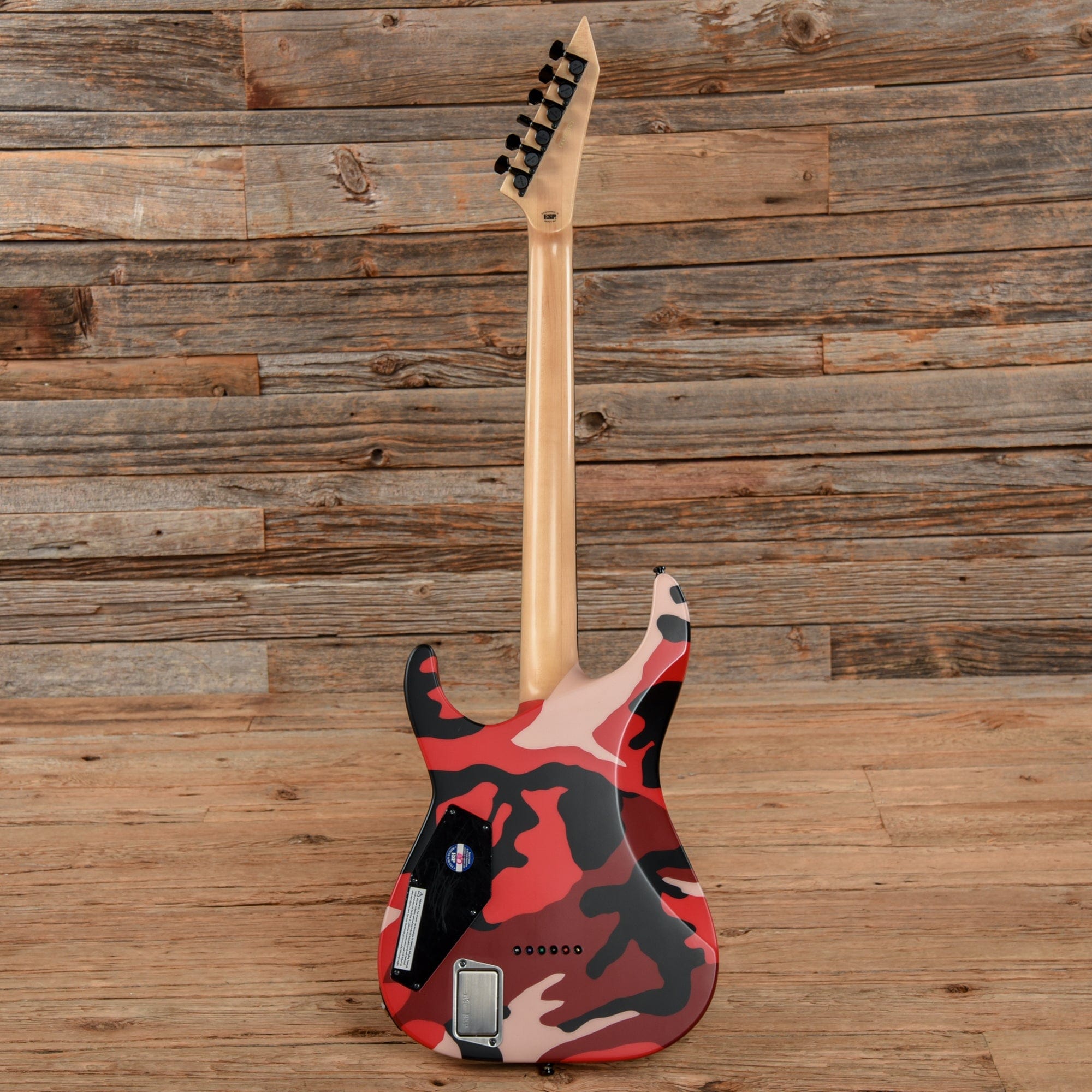 ESP E-II M-II NT Matte Red Camo 2019 Electric Guitars / Solid Body