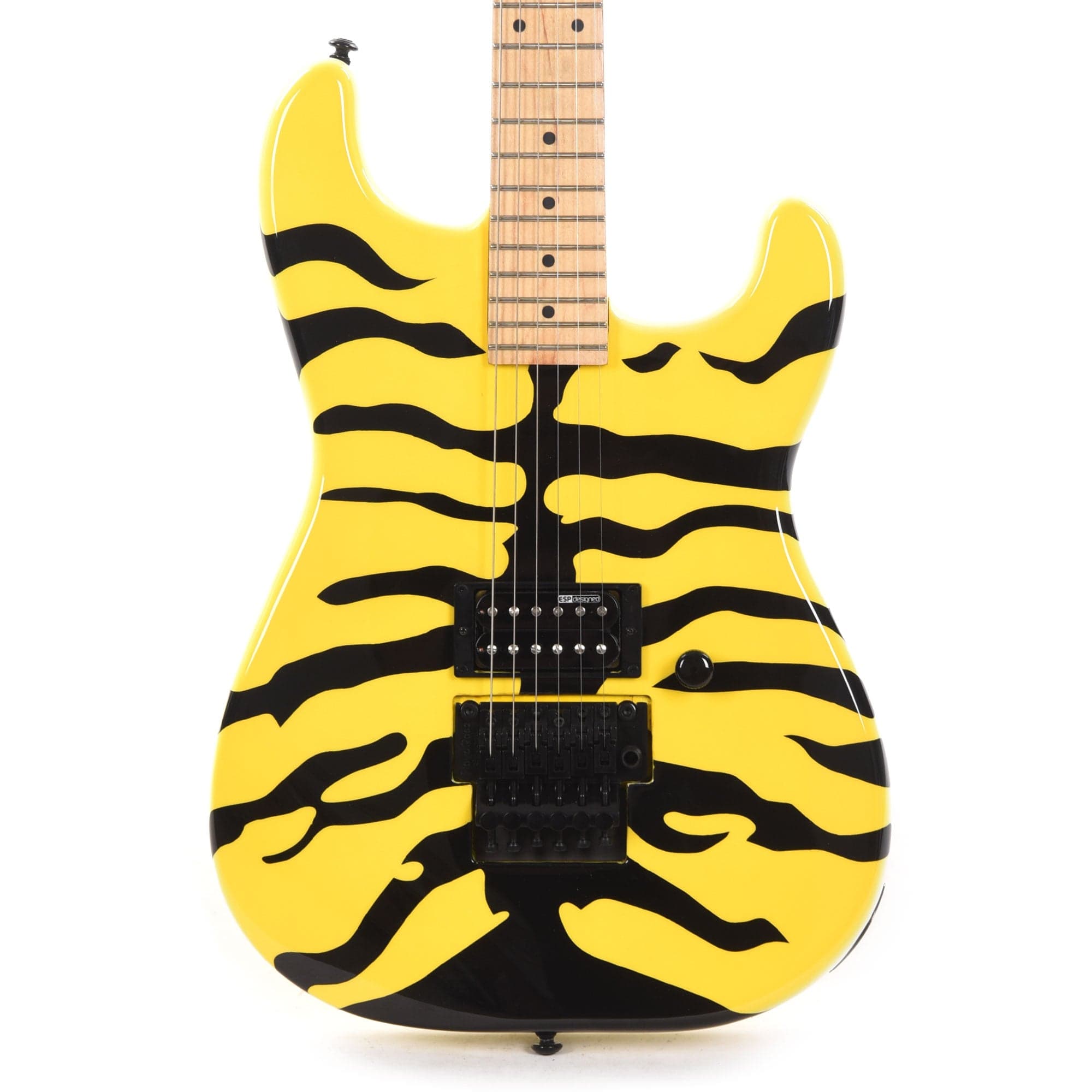 ESP LTD George Lynch GL-200MT Yellow w/ Tiger Graphic Electric Guitars / Solid Body