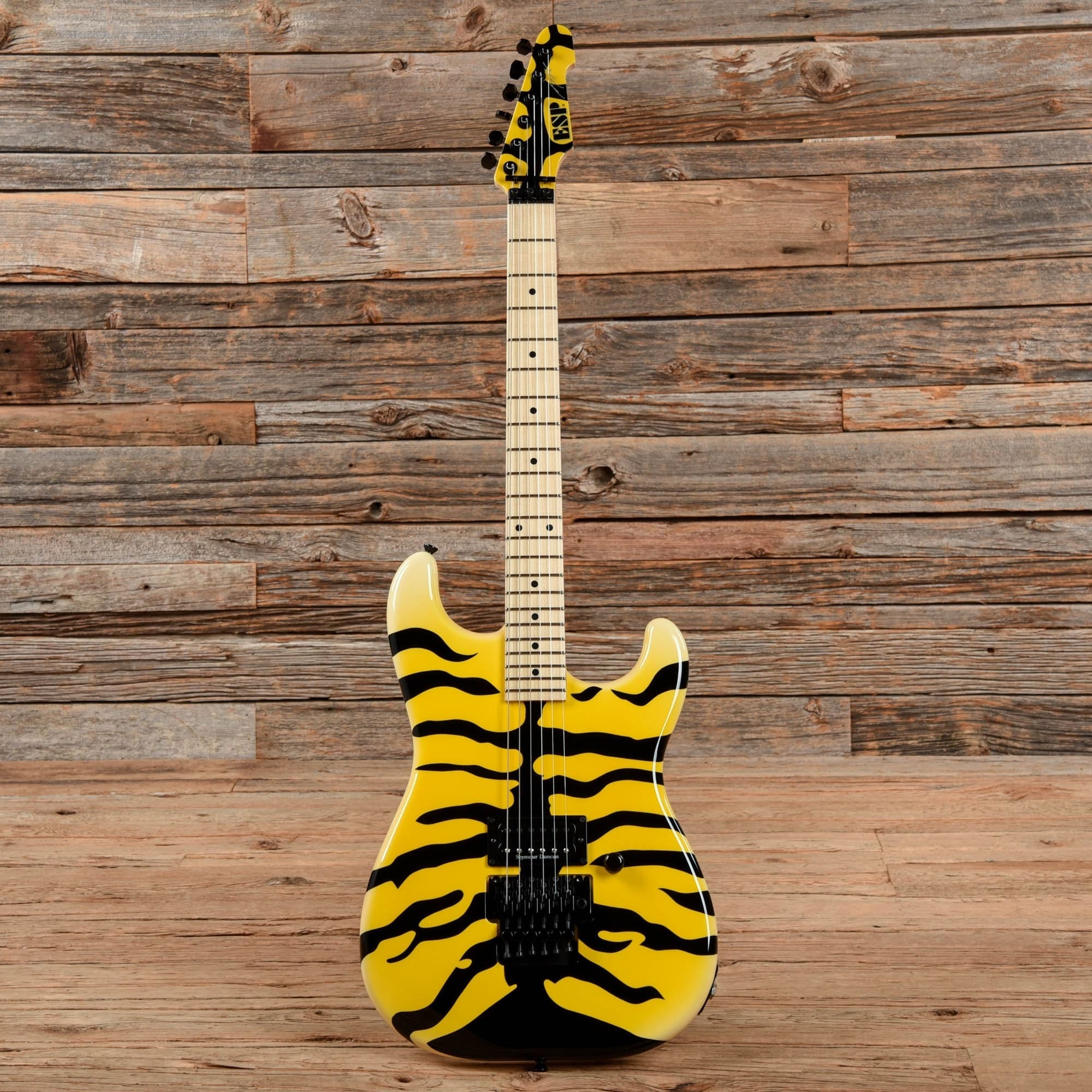 ESP M-1 Tiger George Lynch Signature Black / Yellow 2021 Electric Guitars / Solid Body