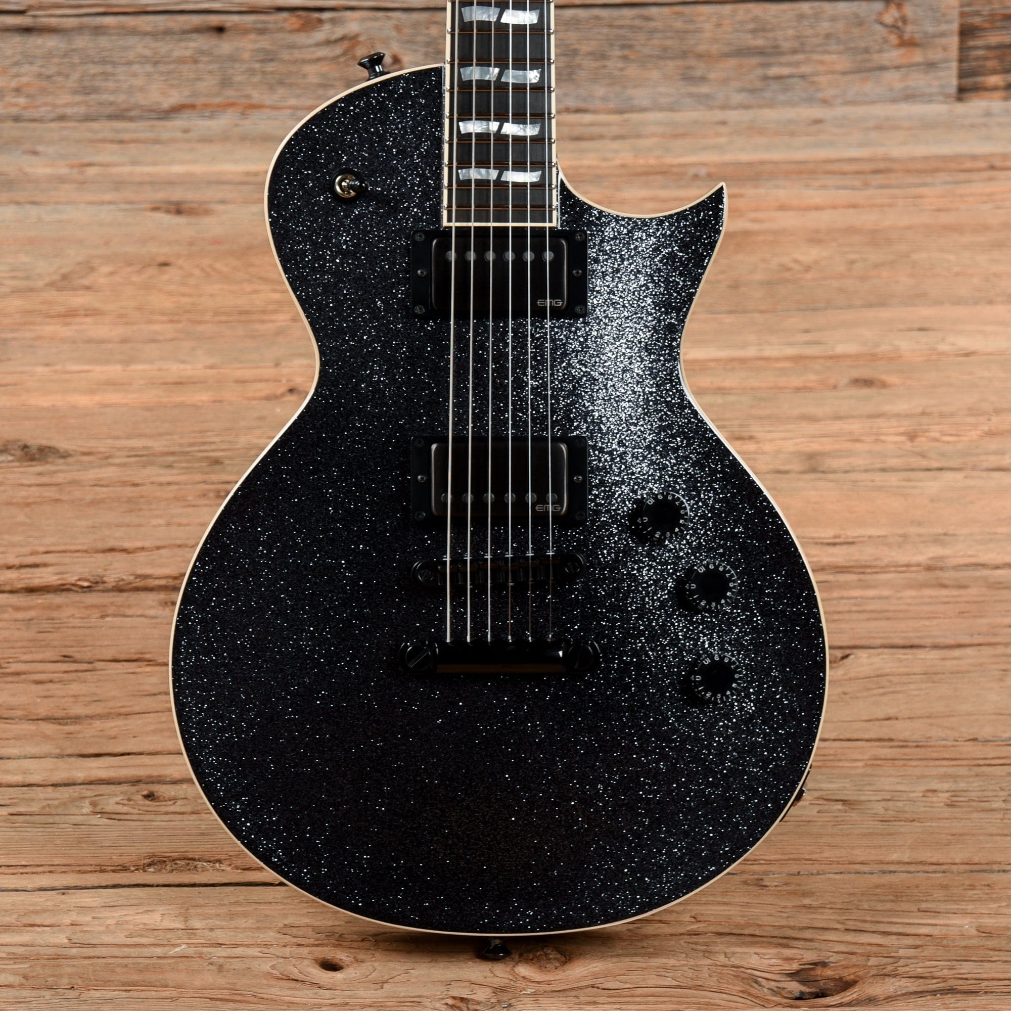 ESP USA Eclipse Black Sparkle Electric Guitars / Solid Body