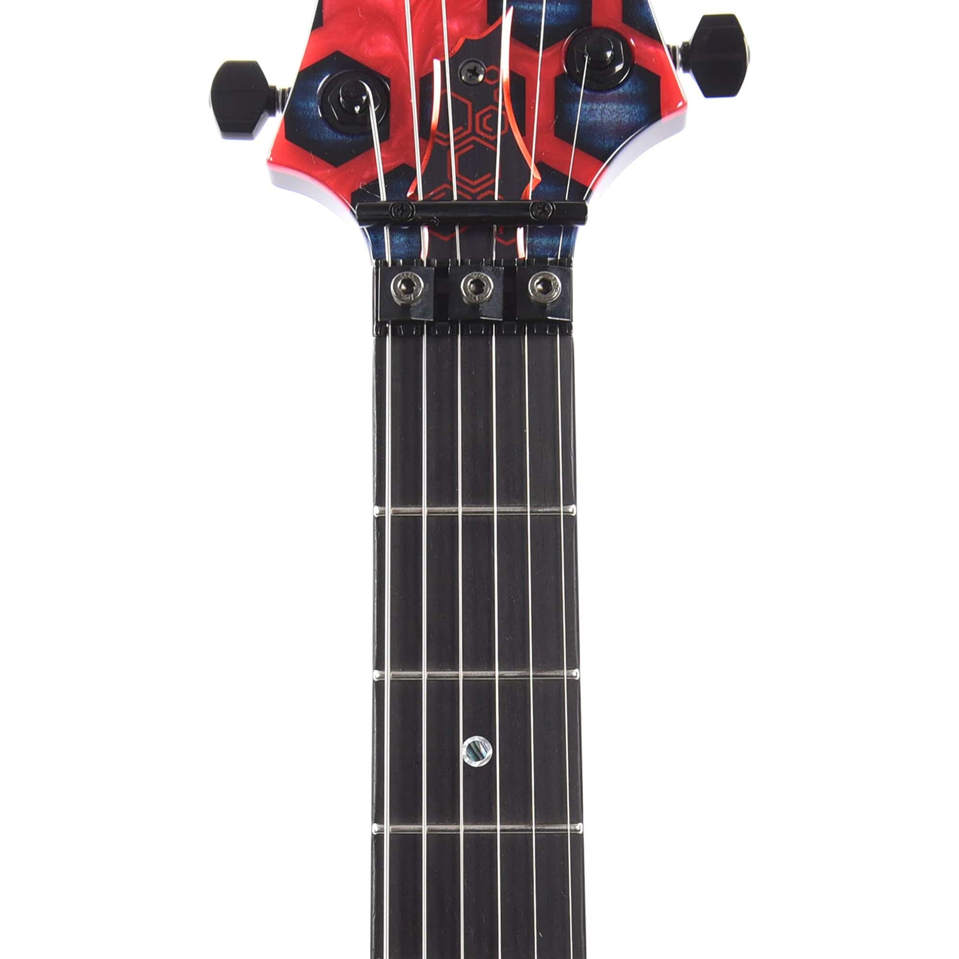 ESP Custom Shop NAMM Exhibition 2023 FRX-CTM-FR Flamed Maple Top with Red Resin & Blue Honeycomb