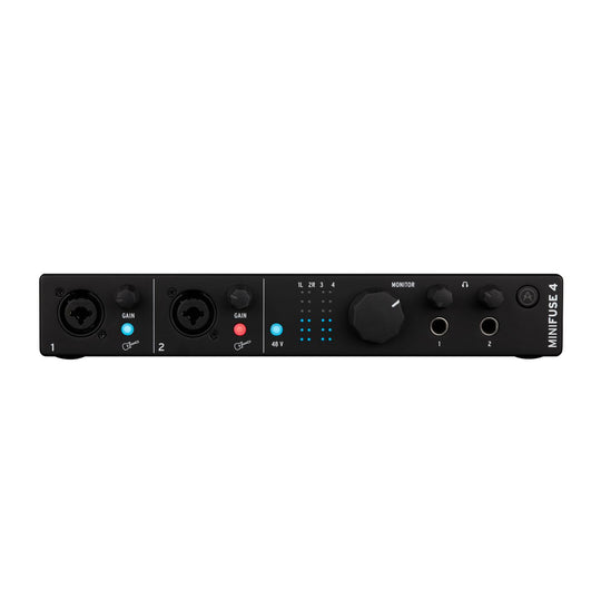 Arturia MiniFuse 4 Audio & MIDI Interface Black