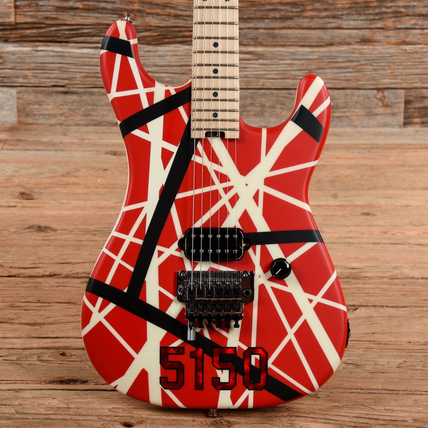 EVH 5150 Striped Series Red/White/Black 2021 Electric Guitars / Solid Body