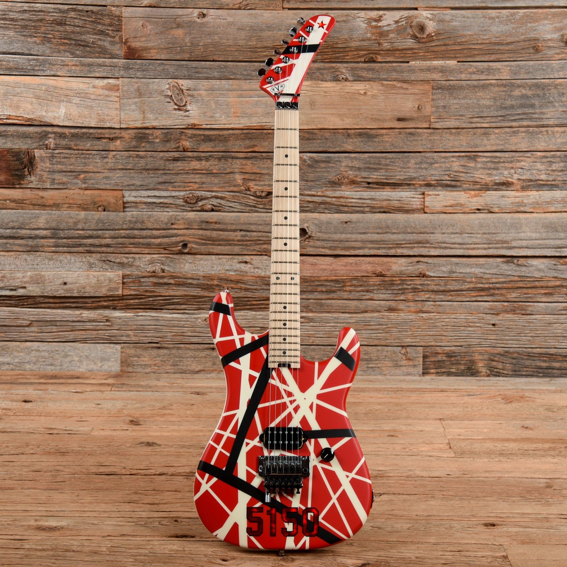 EVH 5150 Striped Series Red/White/Black 2021 Electric Guitars / Solid Body