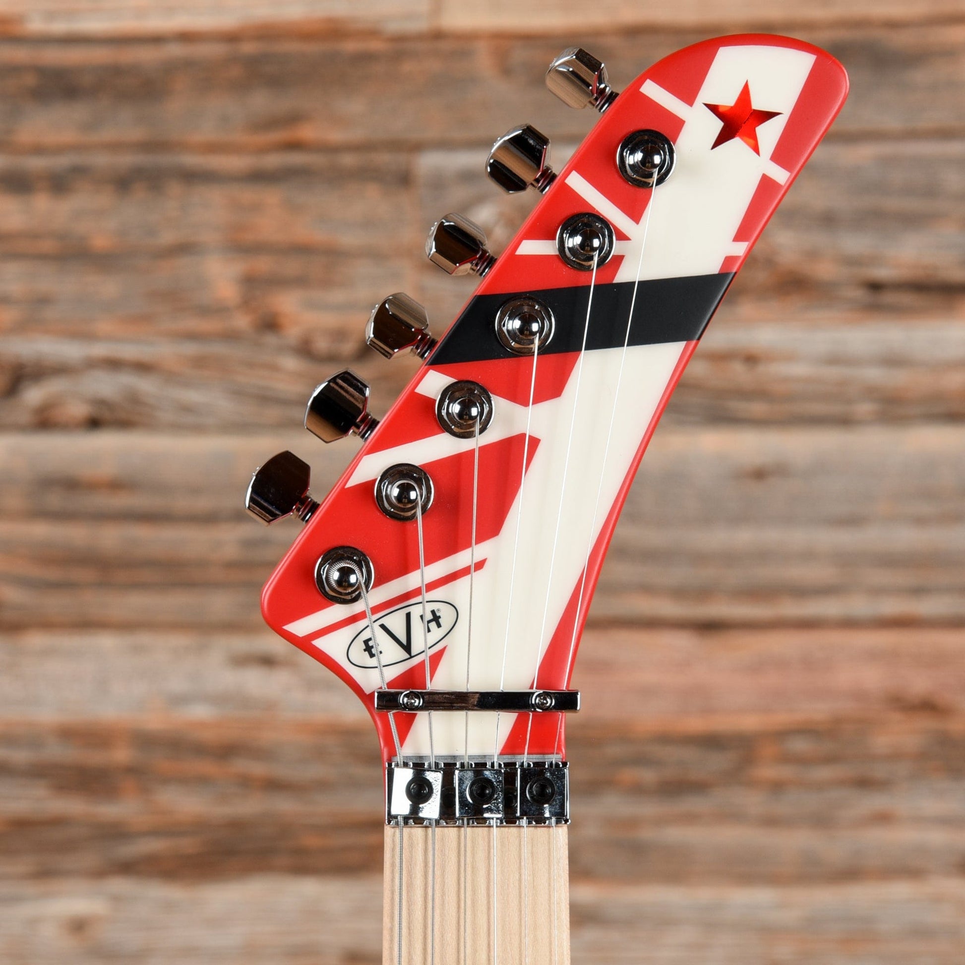 EVH 5150 Striped Series Red/White/Black 2021 Electric Guitars / Solid Body