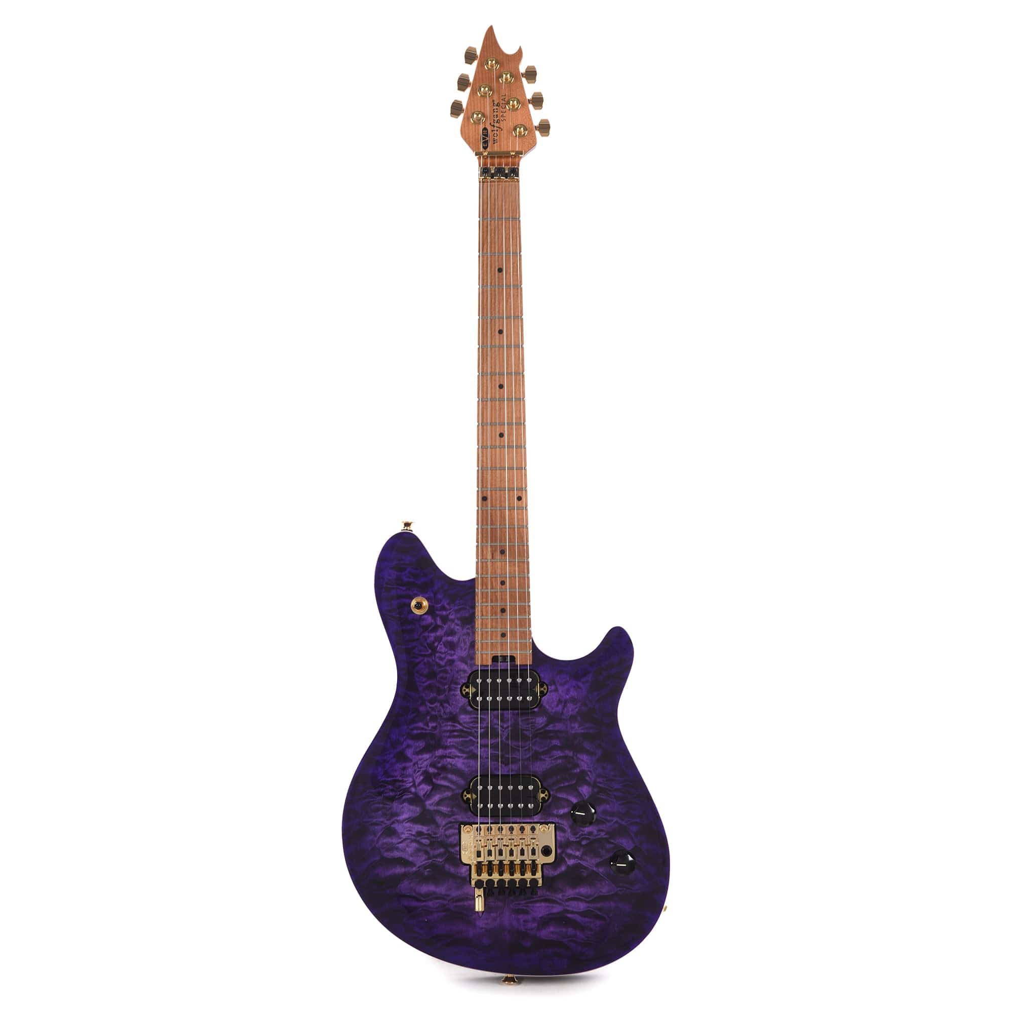 EVH Wolfgang Special QM Purple Burst – Chicago Music Exchange