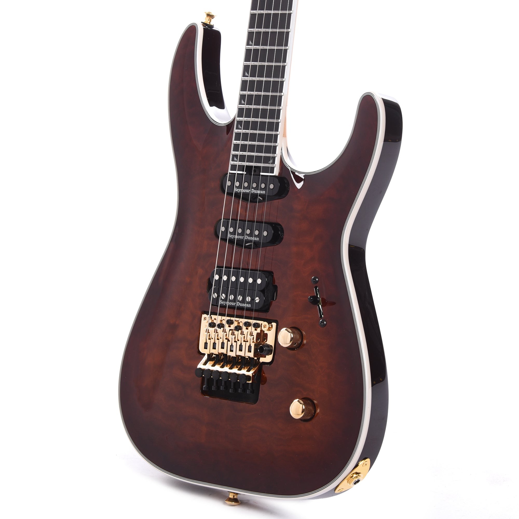 Jackson Pro Plus Series Soloist SLA3Q Amber Tiger Eye