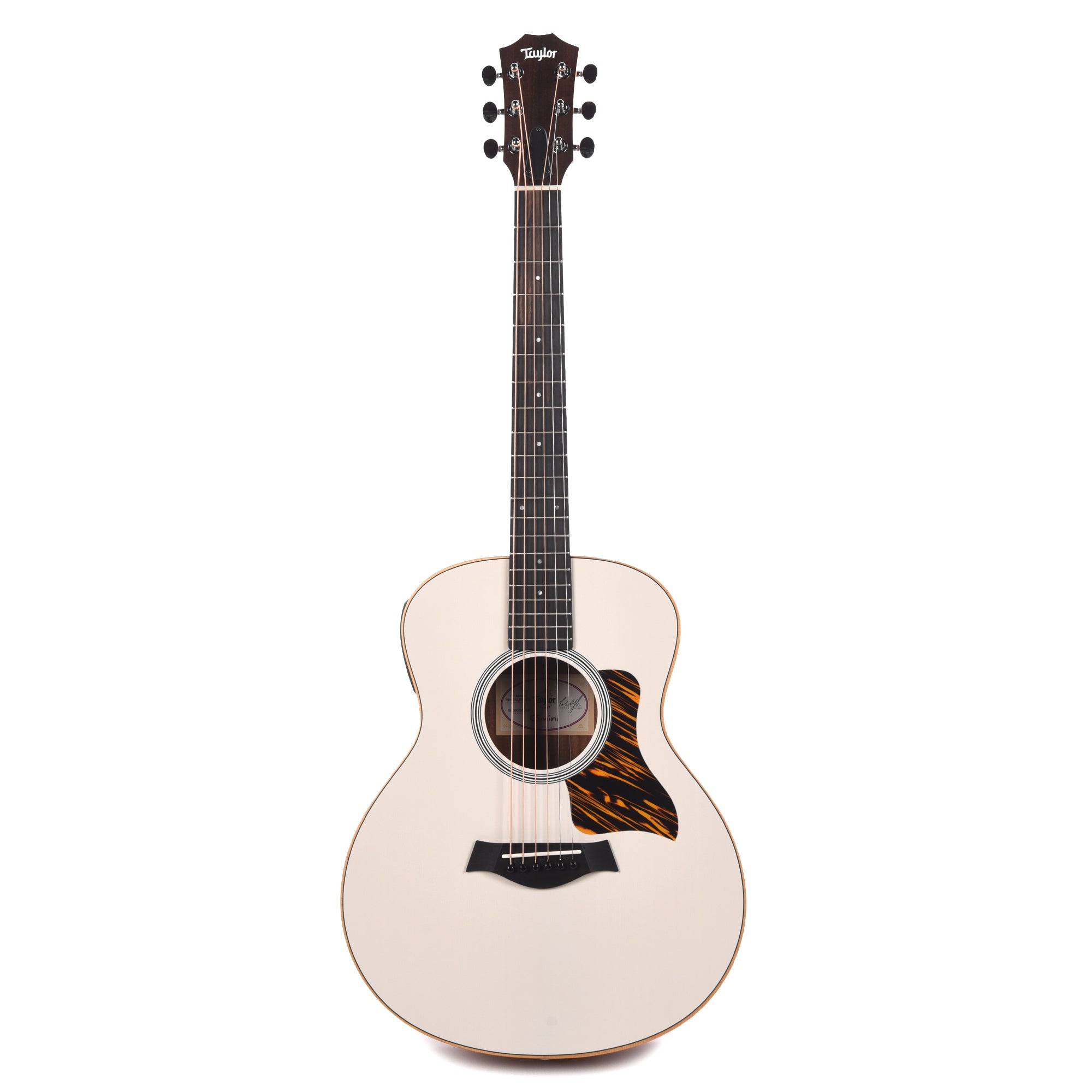 Taylor Special Edition GS Mini-e Torrefied Sitka/Sapele Trans White Top ES-B